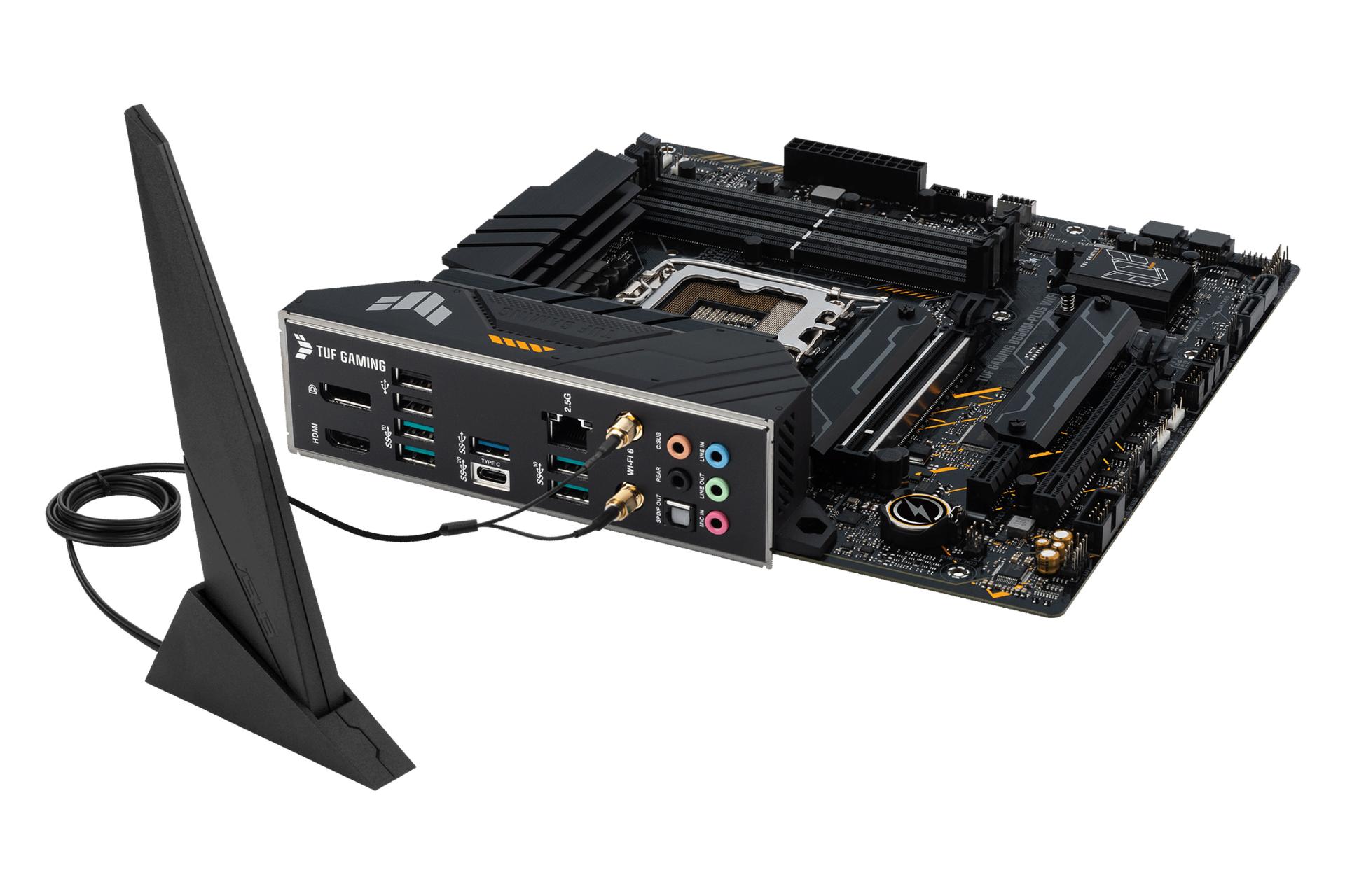 مادربرد ایسوس ASUS TUF GAMING B660M-PLUS WIFI به همراه آنتن وای فای