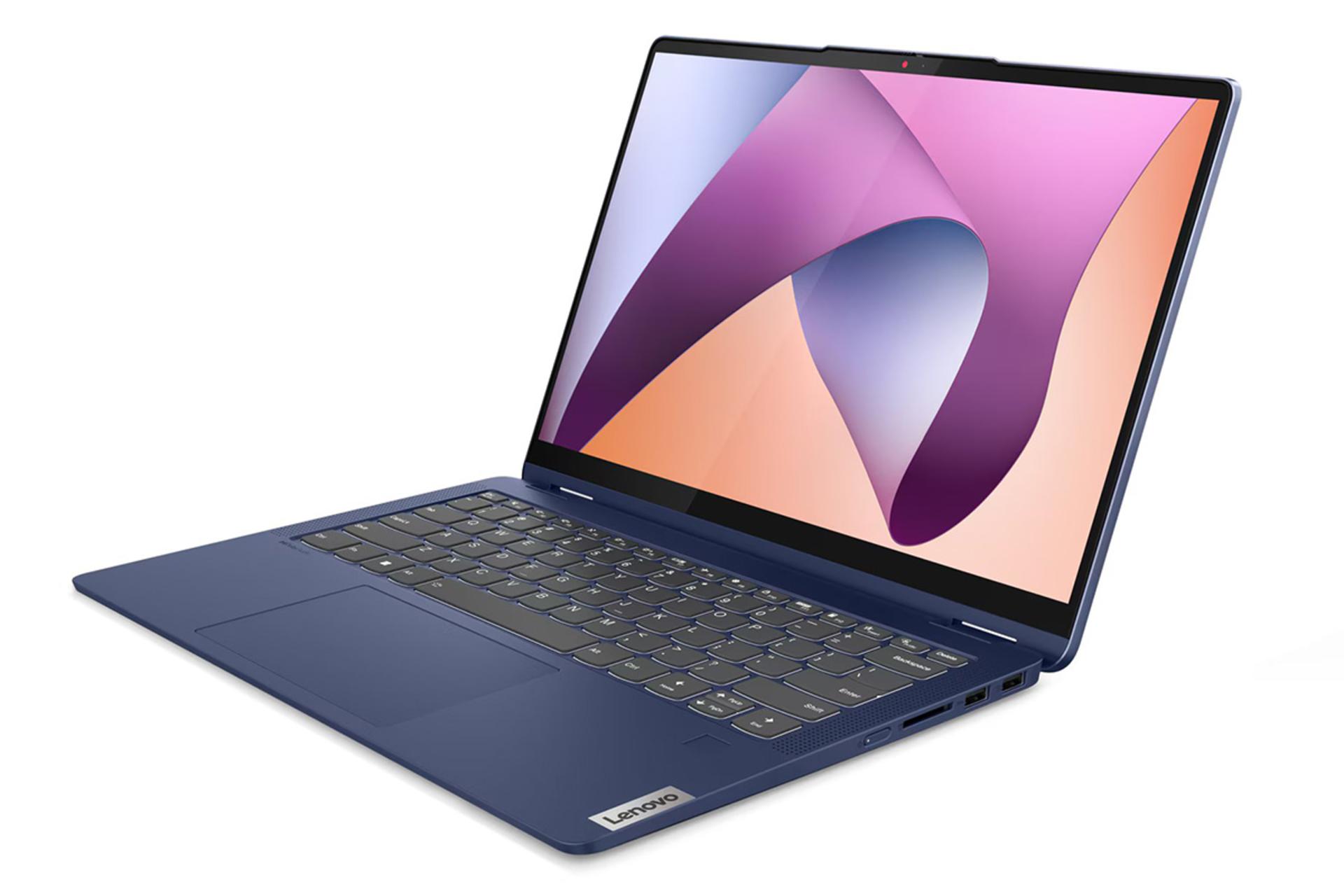 لپ تاپ لنوو Lenovo IdeaPad Flex 5 14ABR8 نمای جلو و راست