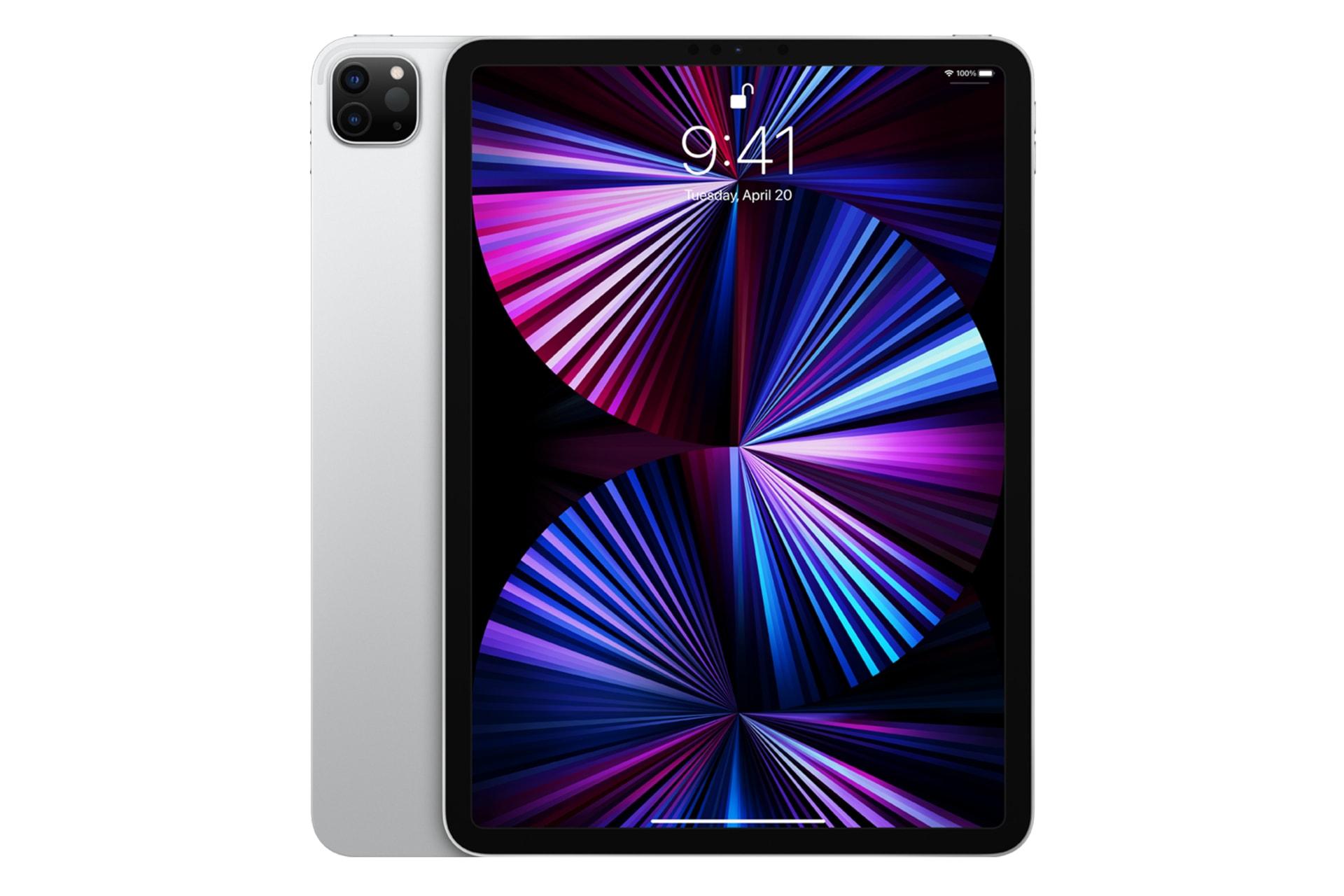 تبلت آیپد پرو 11 اپل نسخه 2021 نقره ای / Apple iPad Pro 11 2021