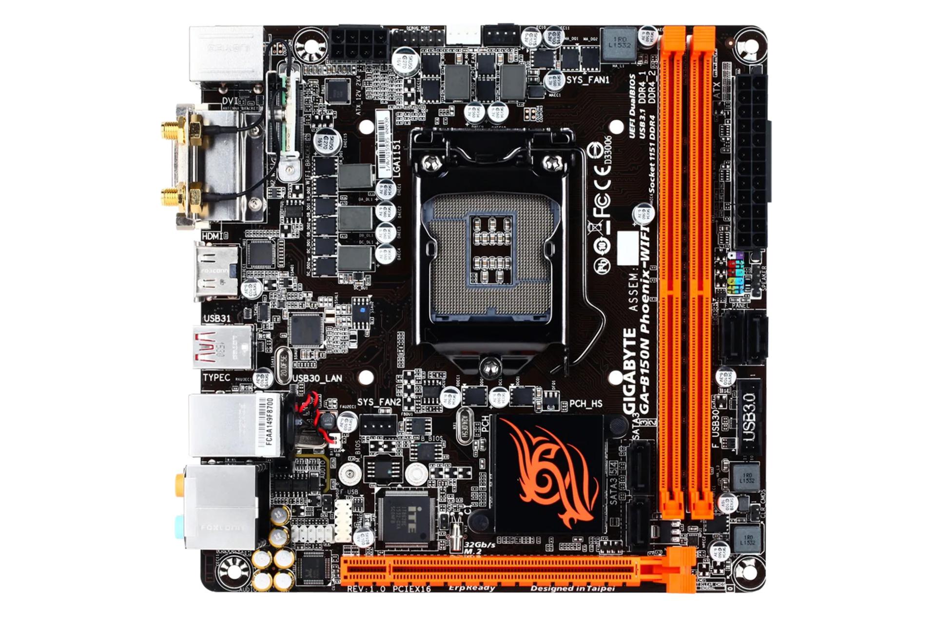 مادربرد گیگابایت GIGABYTE GA-B150N Phoenix-WIFI (rev. 1.0)