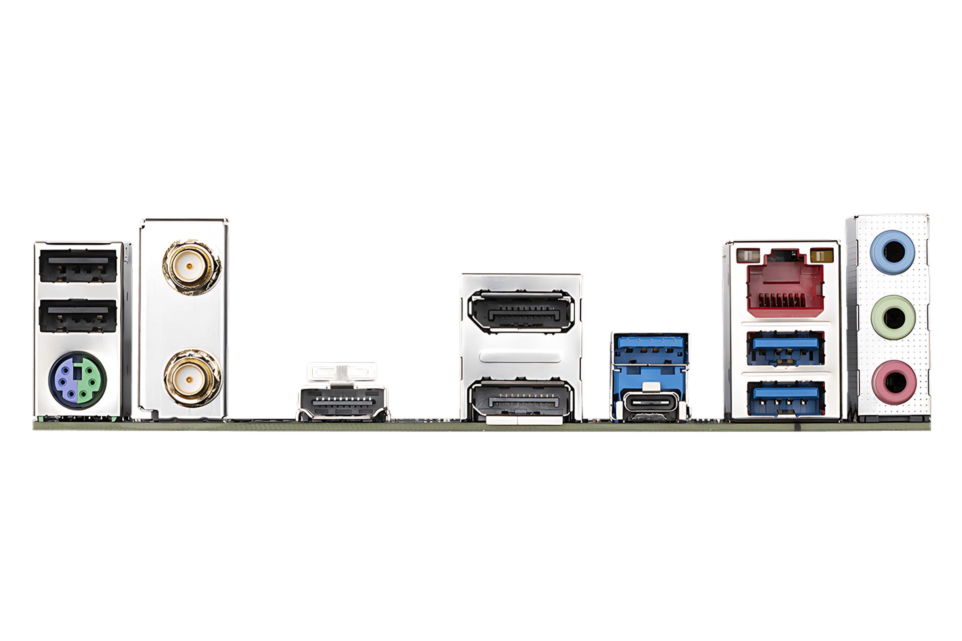 درگاه های مادربرد گیگابایت GIGABYTE B760M DS3H AX (rev. 1.x)