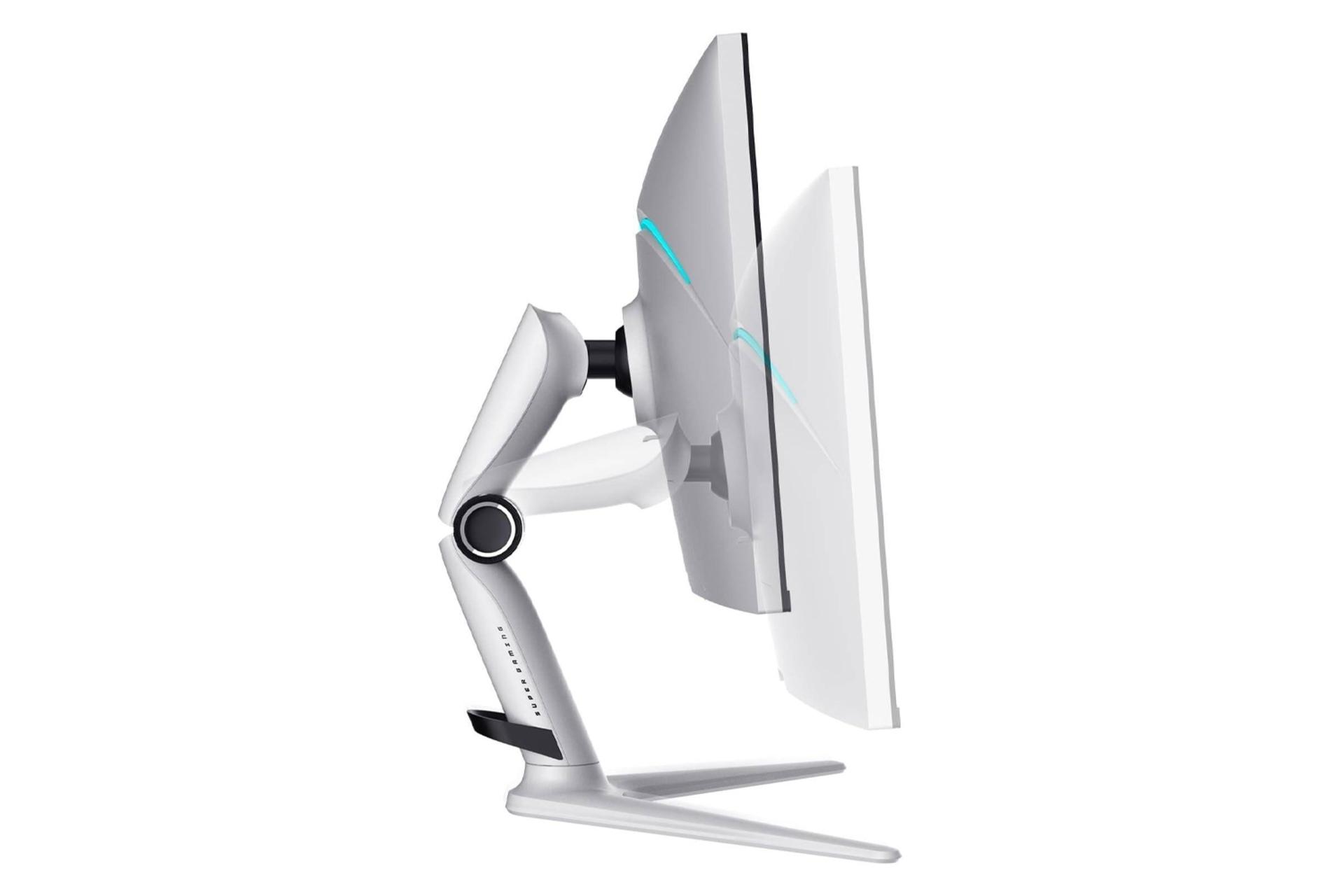 نمای کنار مانیتور کووری 27 اینچ مدل GN10