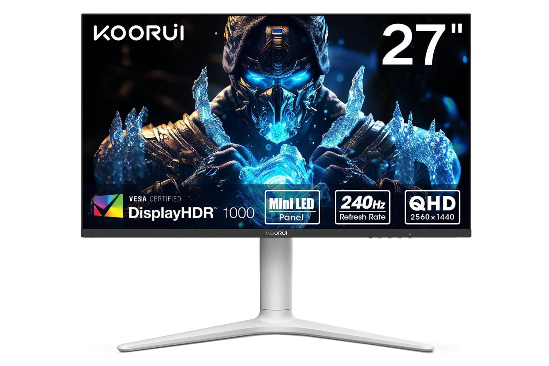 رزولوشن و کیفیت تصویر مانیتور کووری 27 اینچ مدل GN10