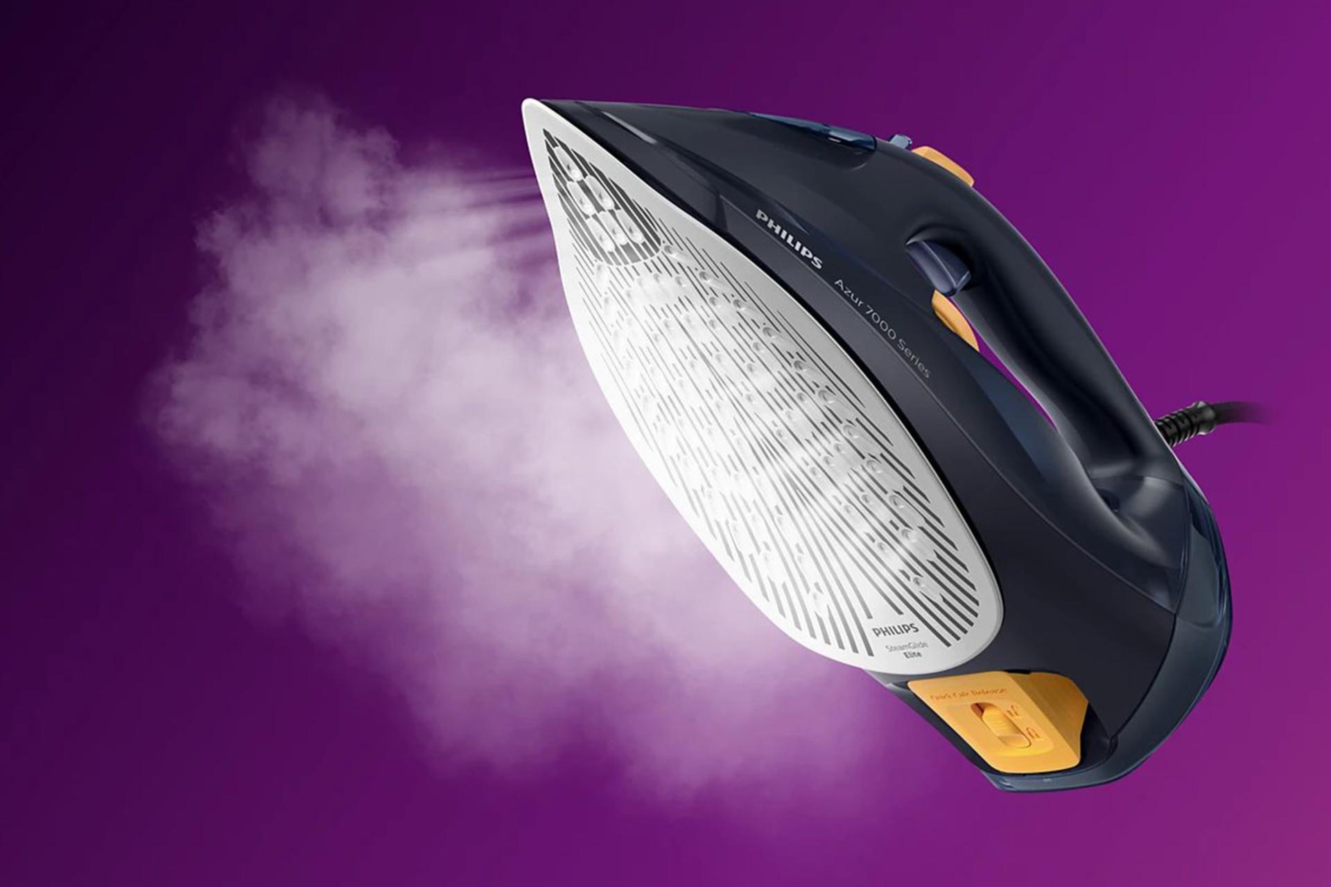 مرجع متخصصين ايران اتو بخار فيليپس Philips DST7060 در حال بخاردهي عمودي