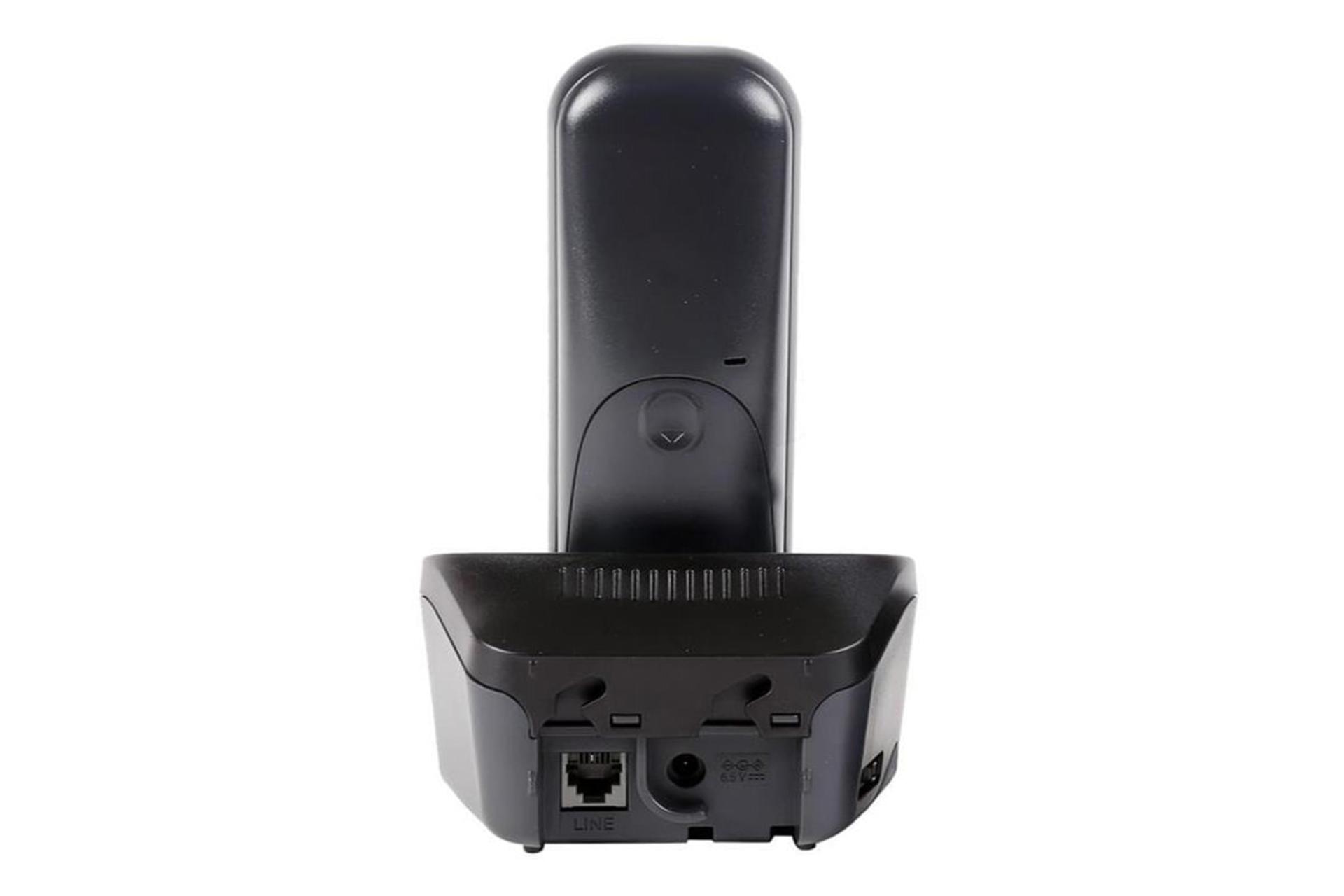 نمای پنل پشت تلفن پاناسونیک KX-TG1311 با نمایش درگاه های پایه