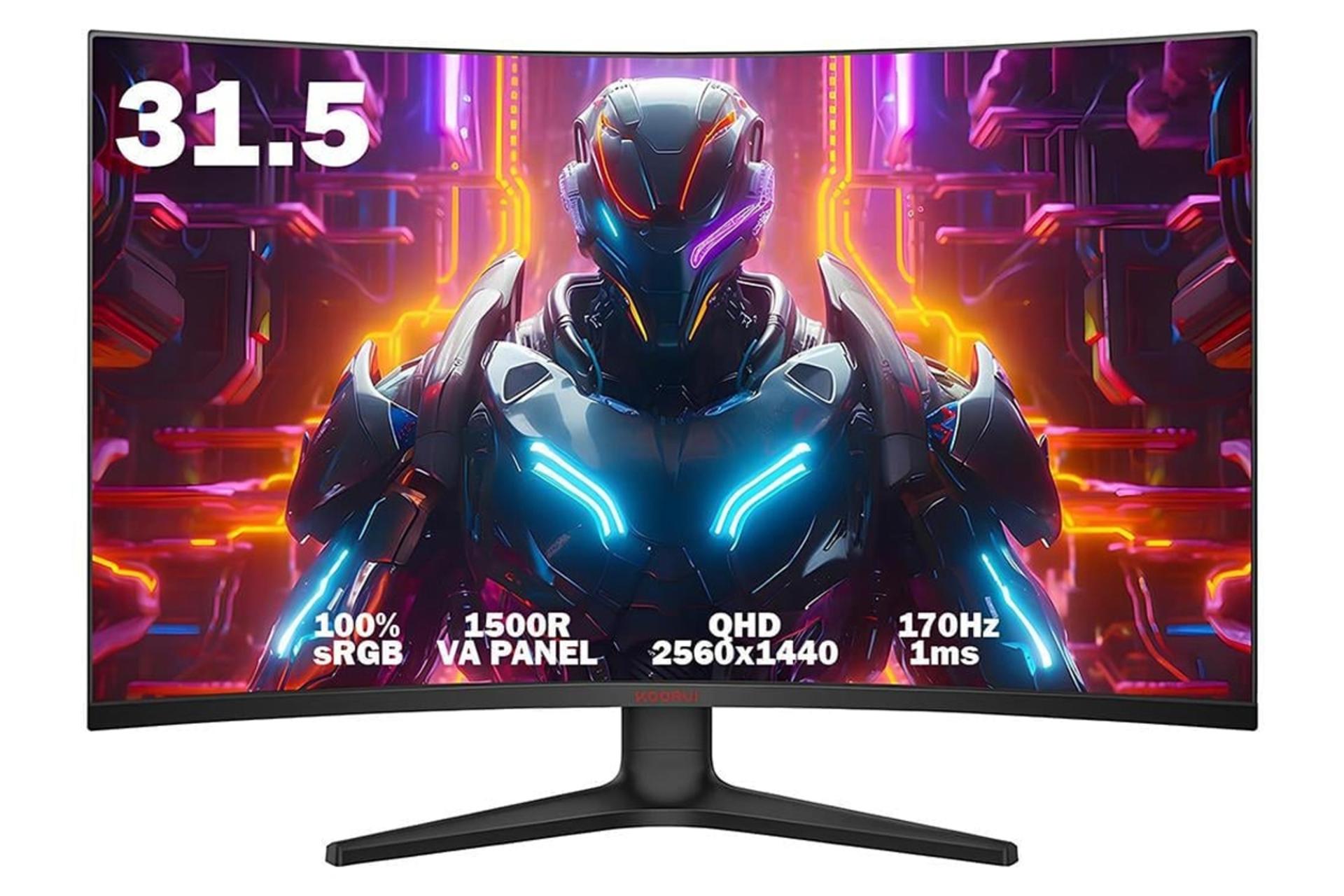 رزولوشن و کیفیت تصویر مانیتور کووری 32 اینچ مدل GA01