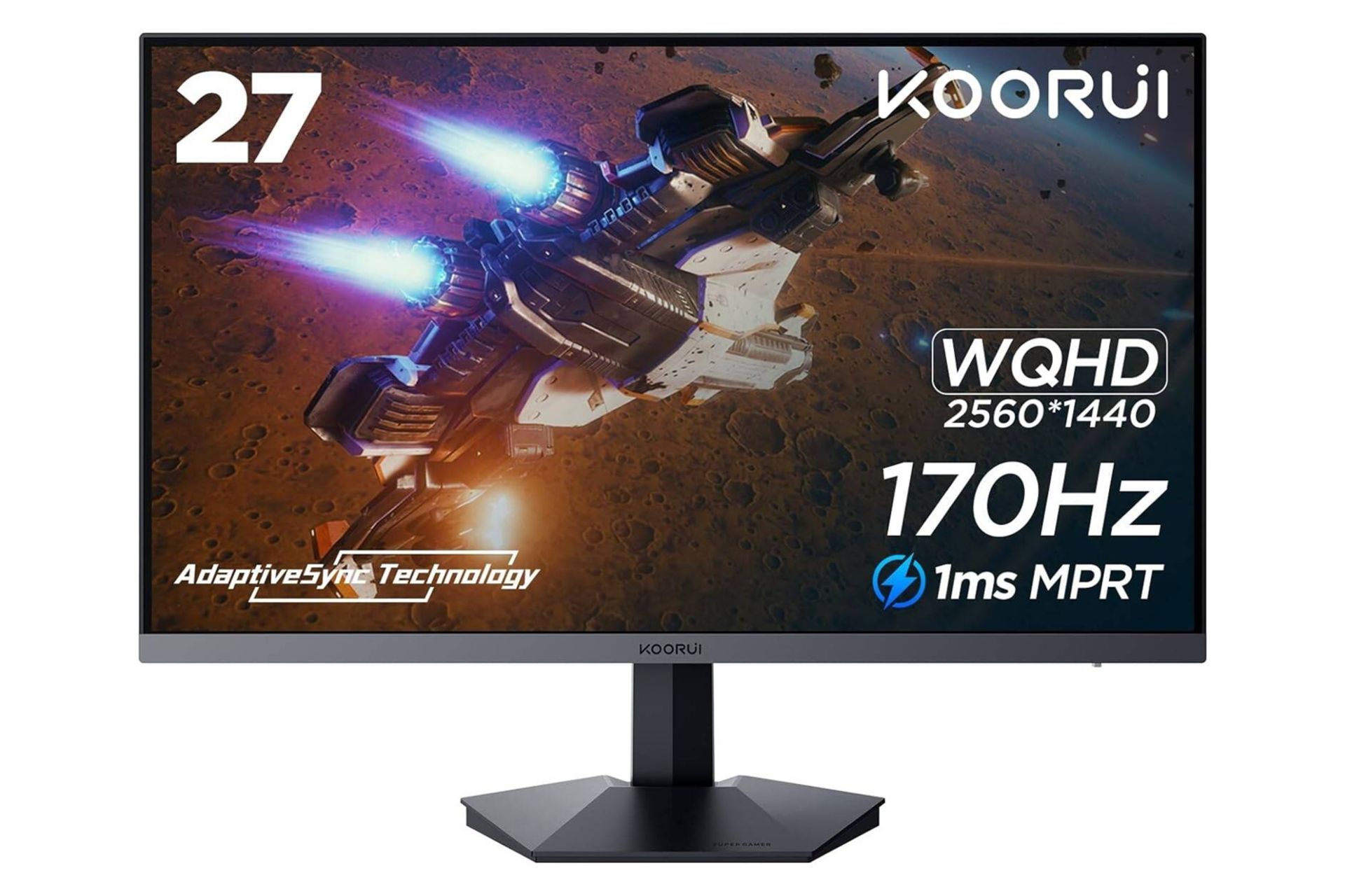 مانیتور کووری 27 اینچ مدل GN03 نمای جلو