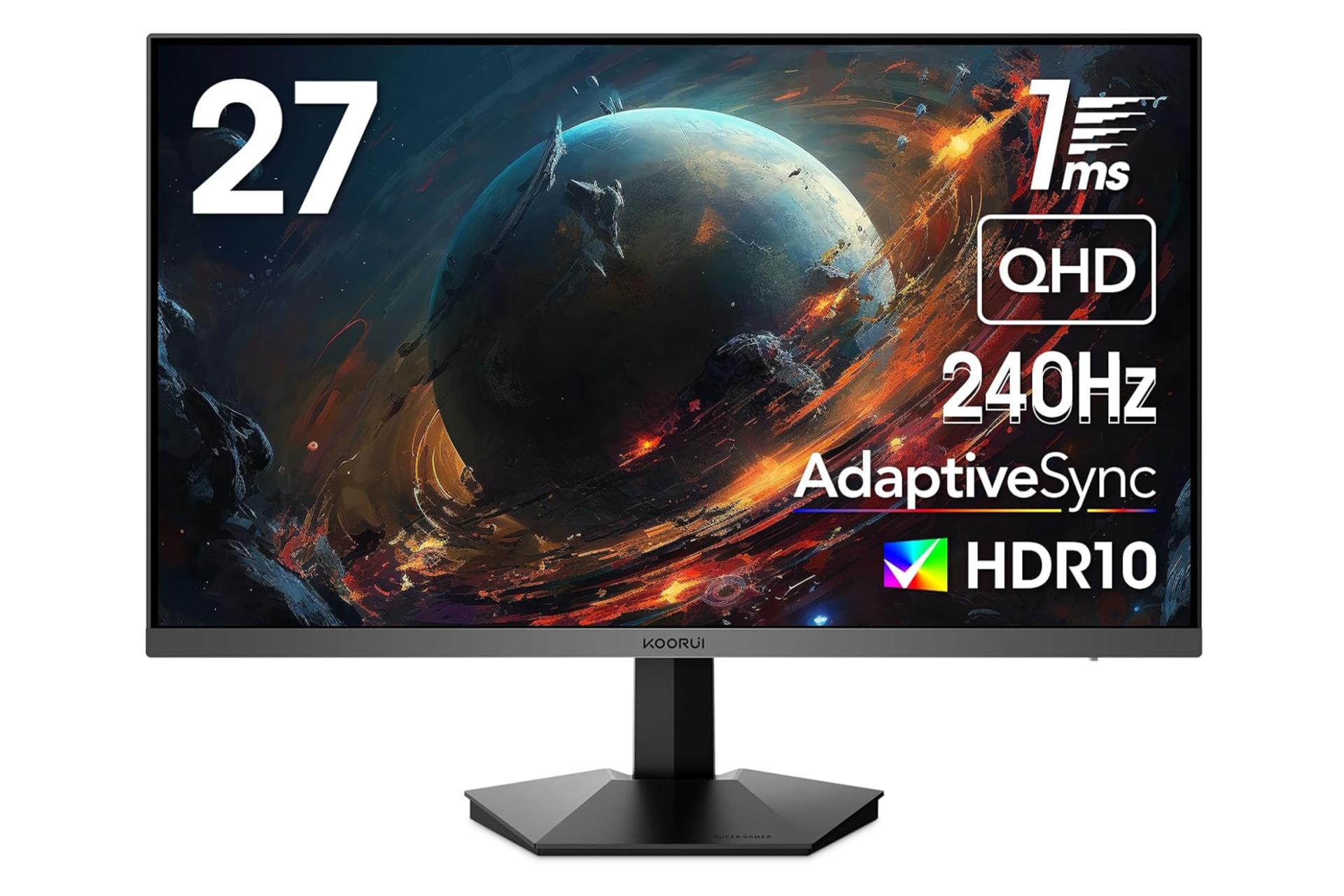 رزولوشن و کیفیت تصویر مانیتور کووری 27 اینچ مدل GN05