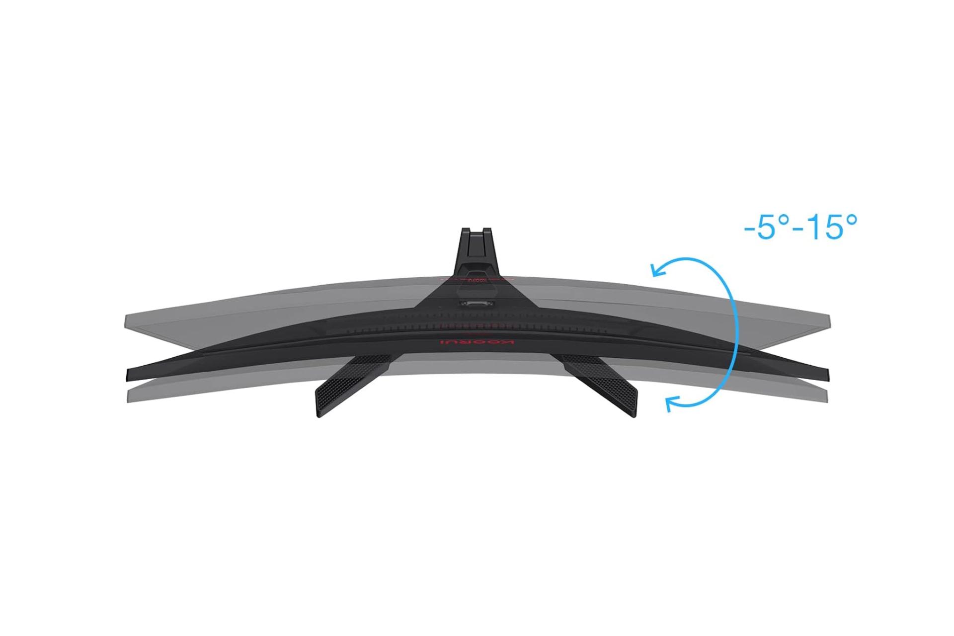 مانیتور کووری 27 اینچ مدل 27E6QC نمای بالا