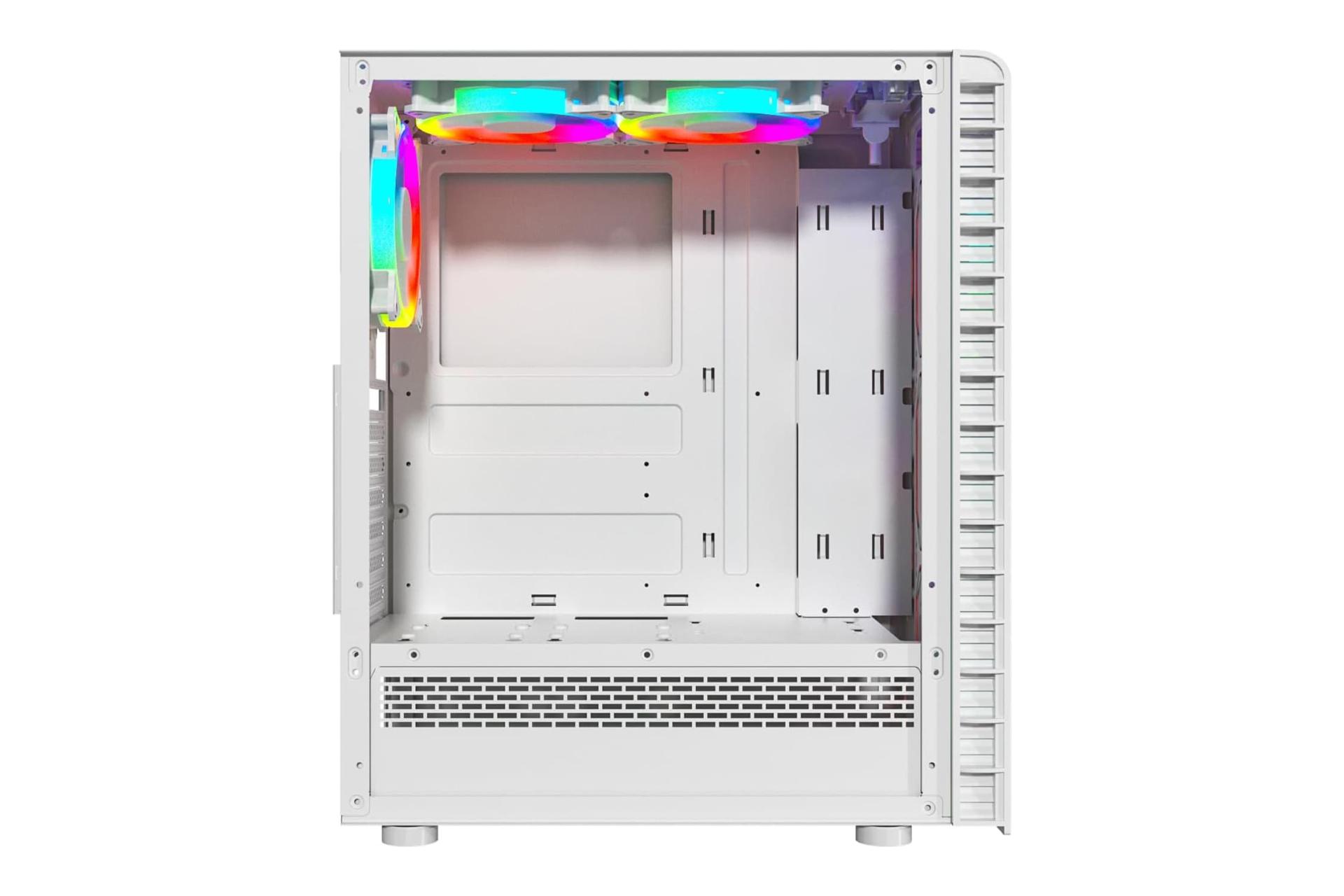 نمای پنل سمت چپ کیس کامپیوتر تویستد مایندز Killstreak-03 با نمایش محل نصب مادربرد