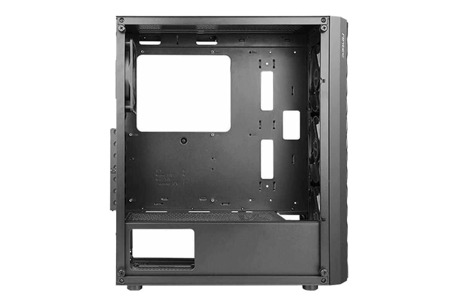 نمای داخلی پنل سمت چپ کیس کامپیوتر انتک NX291 با نمایش محل نصب مادربرد