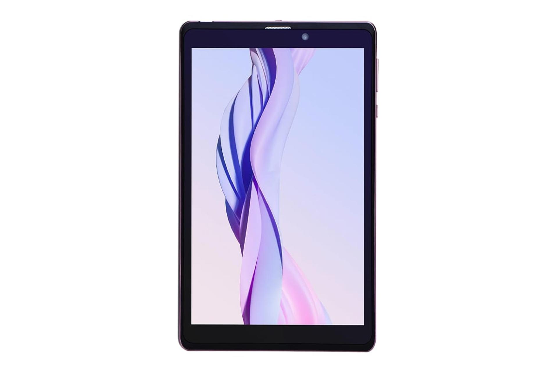 نمای پنل جلوی تبلت سیدیا CM815 با نمایشگر روشن و نمایش حاشیه های نمایشگر و دوربین سلفی