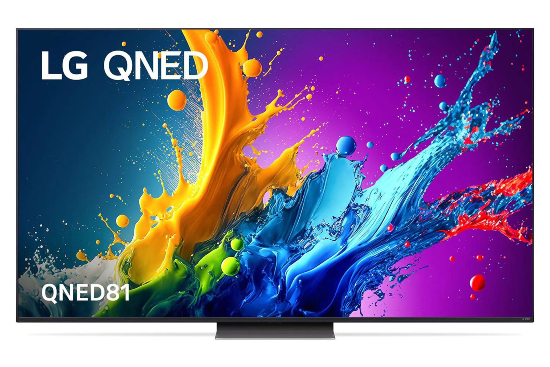 تلویزیون ال جی LG QNED81 2024 نمای جلو