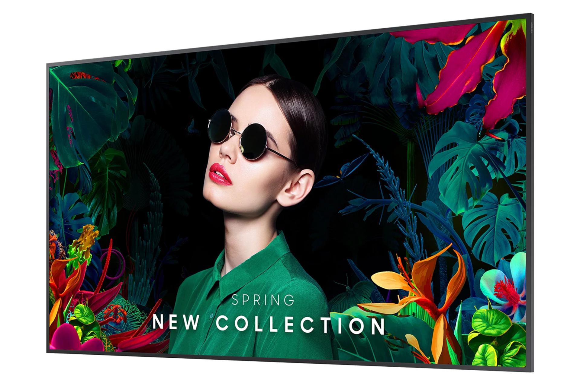 ابعاد و اندازه مانیتور سامسونگ 75 اینچ مدل Crystal UHD Signage QM75C