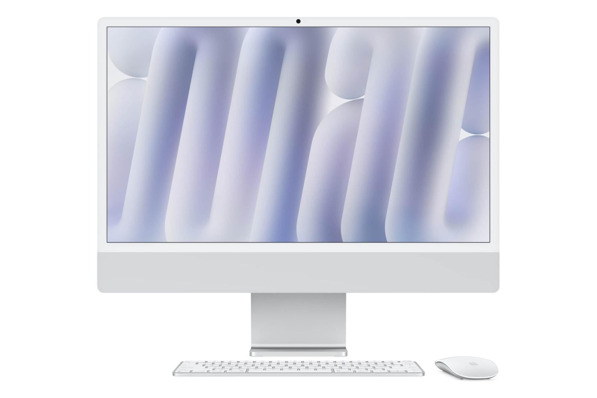 آی مک 24 اینچ مدل 2024 اپل Apple iMac 24 inch 2024 M4 10-Core GPU نقره ای