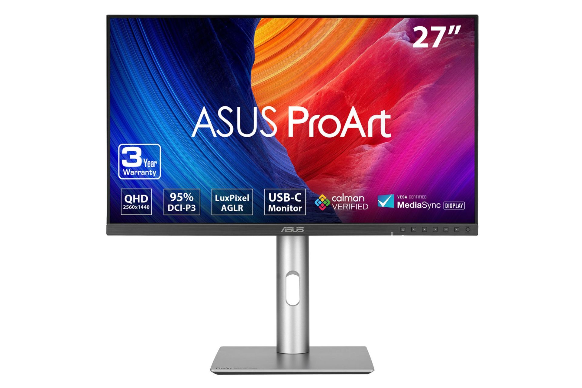 رزولوشن و کیفیت تصویر مانیتور ایسوس 27 اینچ مدل ProArt PA278CFRV