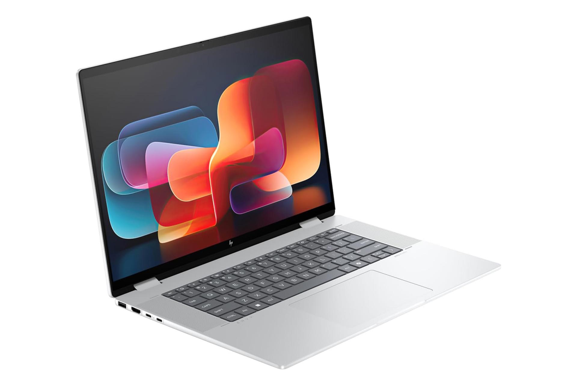 لپ تاپ اچ پی HP ENVY x360 16-ac0023dx نمای جلو و چپ