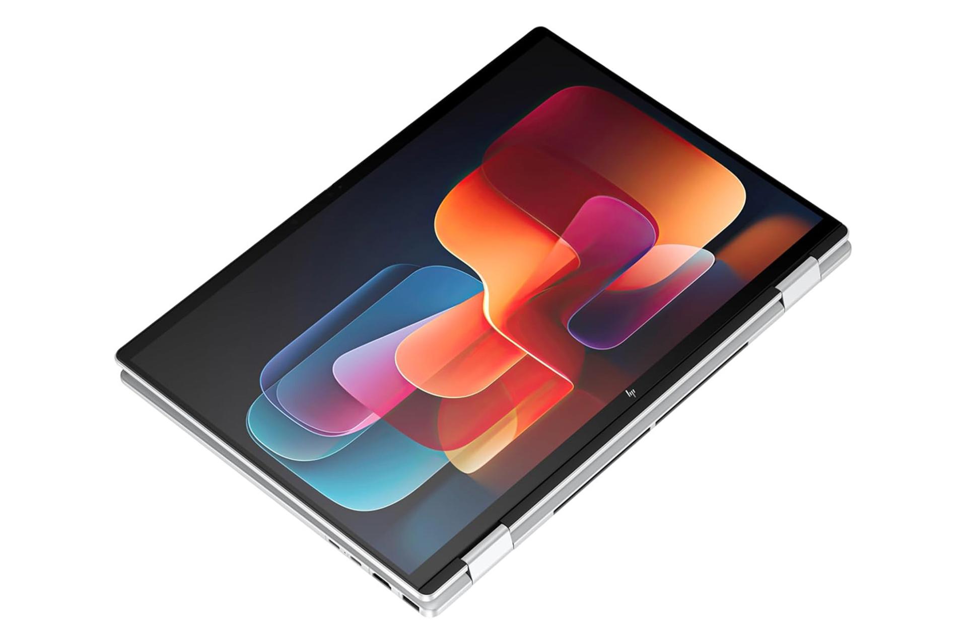 لپ تاپ اچ پی HP ENVY x360 16-ac0023dx نمای بالا و نمایشگر لمسی