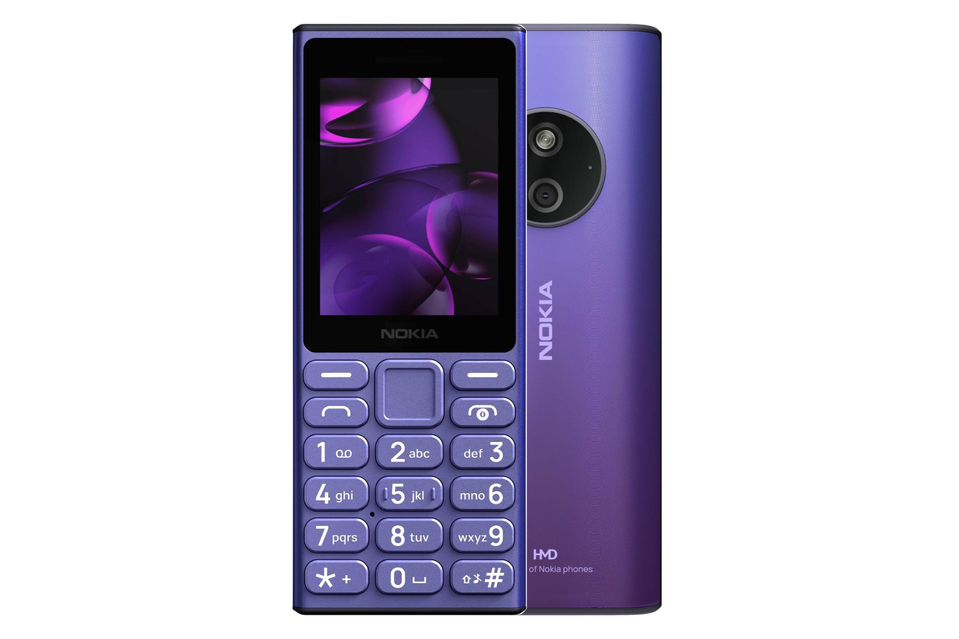 پنل جلو و پشت گوشی موبایل نوکیا 125 4G نسخه 2024 آبی / Nokia 125 4G 2024