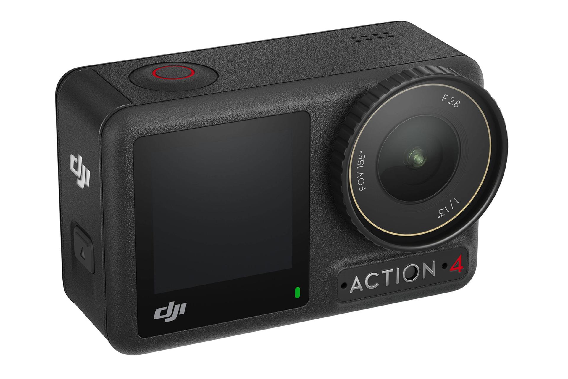 مرجع متخصصين ايران دوربين دي جي آي DJI Osmo Action 4 نماي جلو و بالا