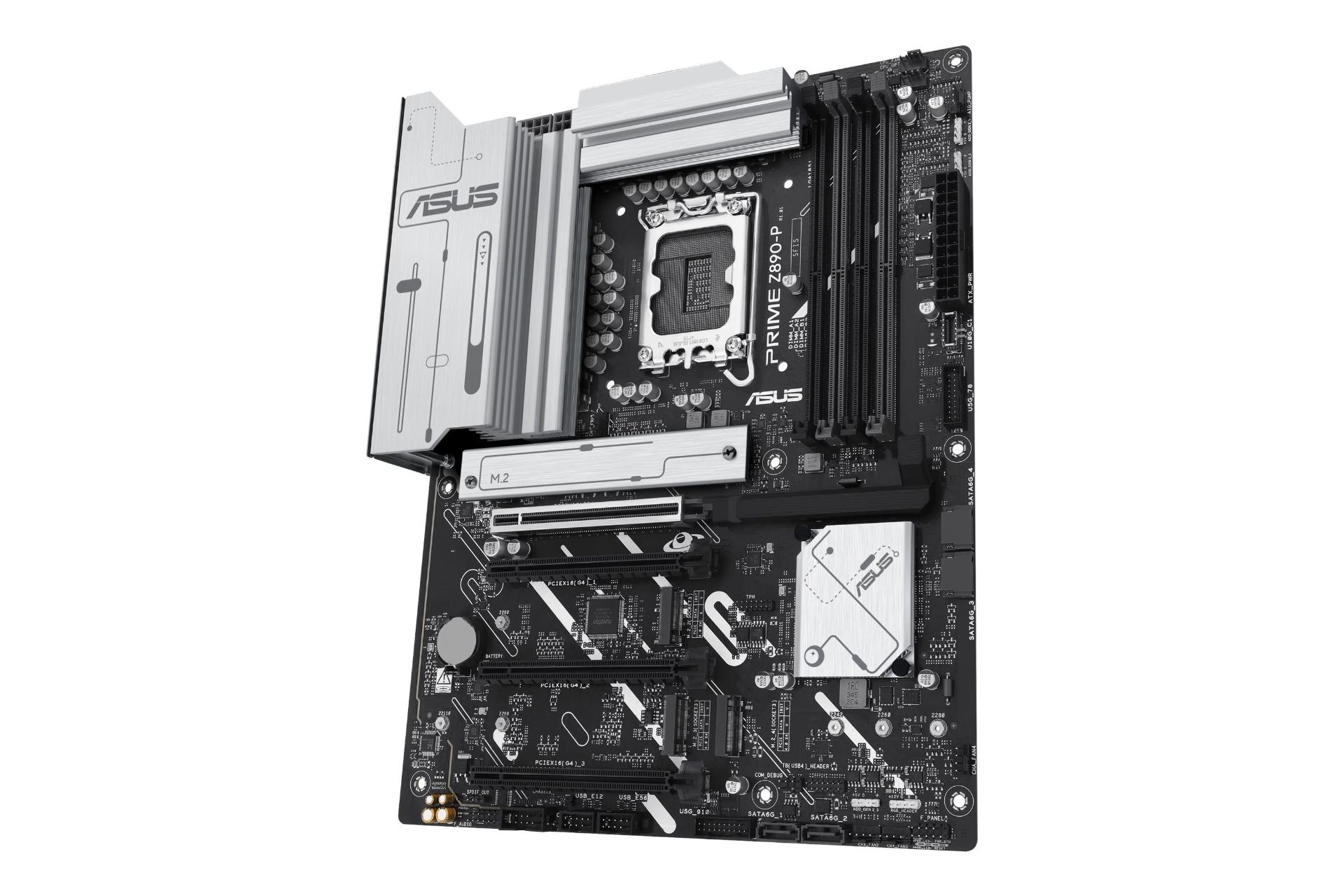 نمای کناری مادربرد ایسوس ASUS PRIME Z890-P