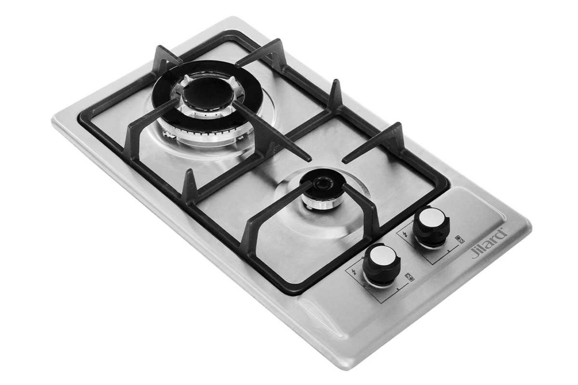 نمای سمت راست اجاق گاز صفحه ای استیل جیلارد S-2201