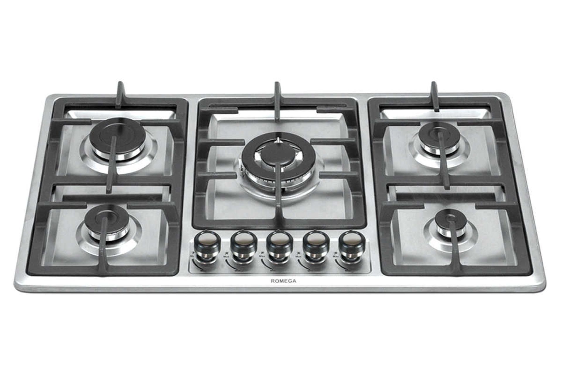 نمای جلوی اجاق گاز صفحه ای رمگا 580