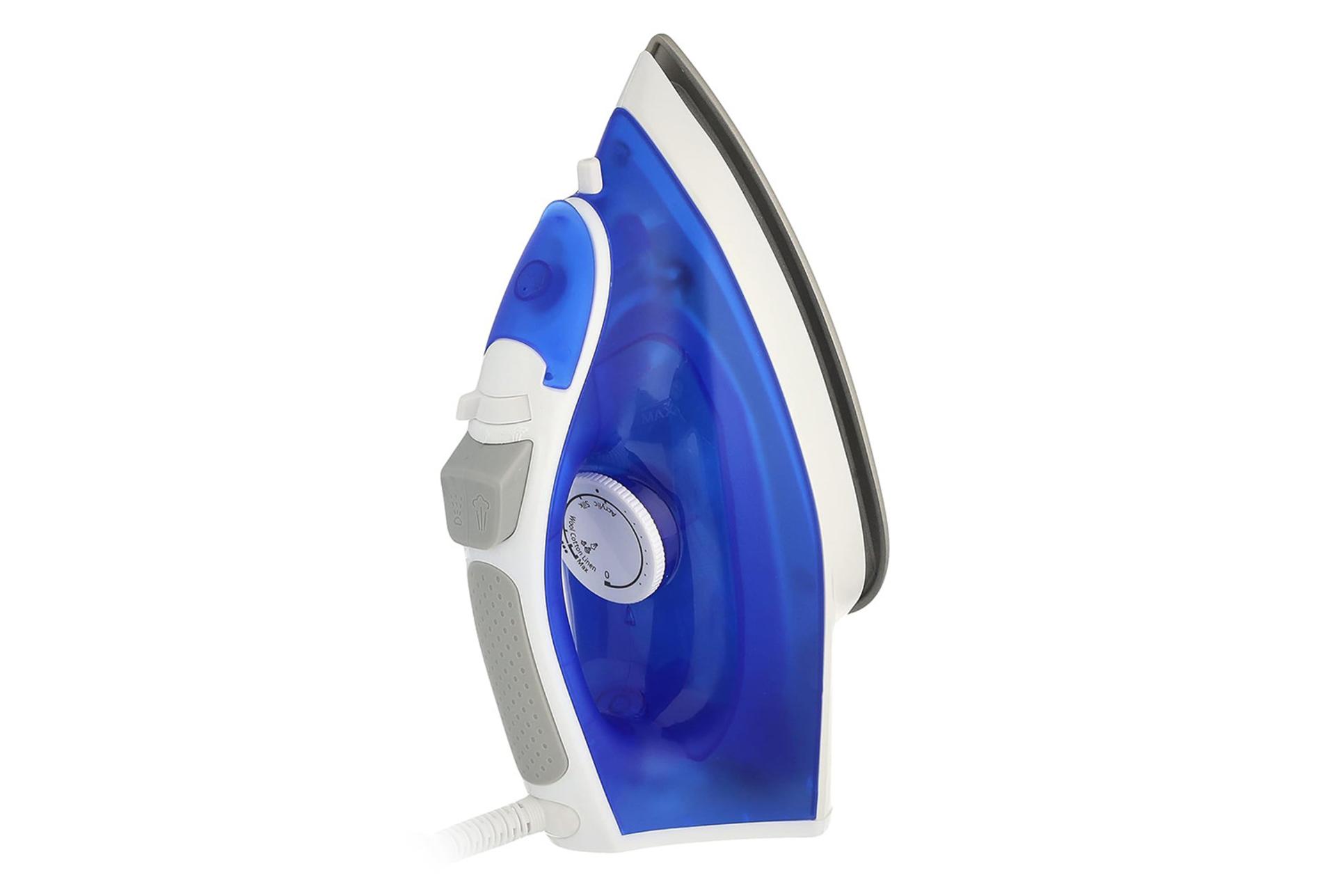 اتو بخار پاناسونیک Panasonic NI-M300T رنگ آبی نمای پشت حالت ایستاده