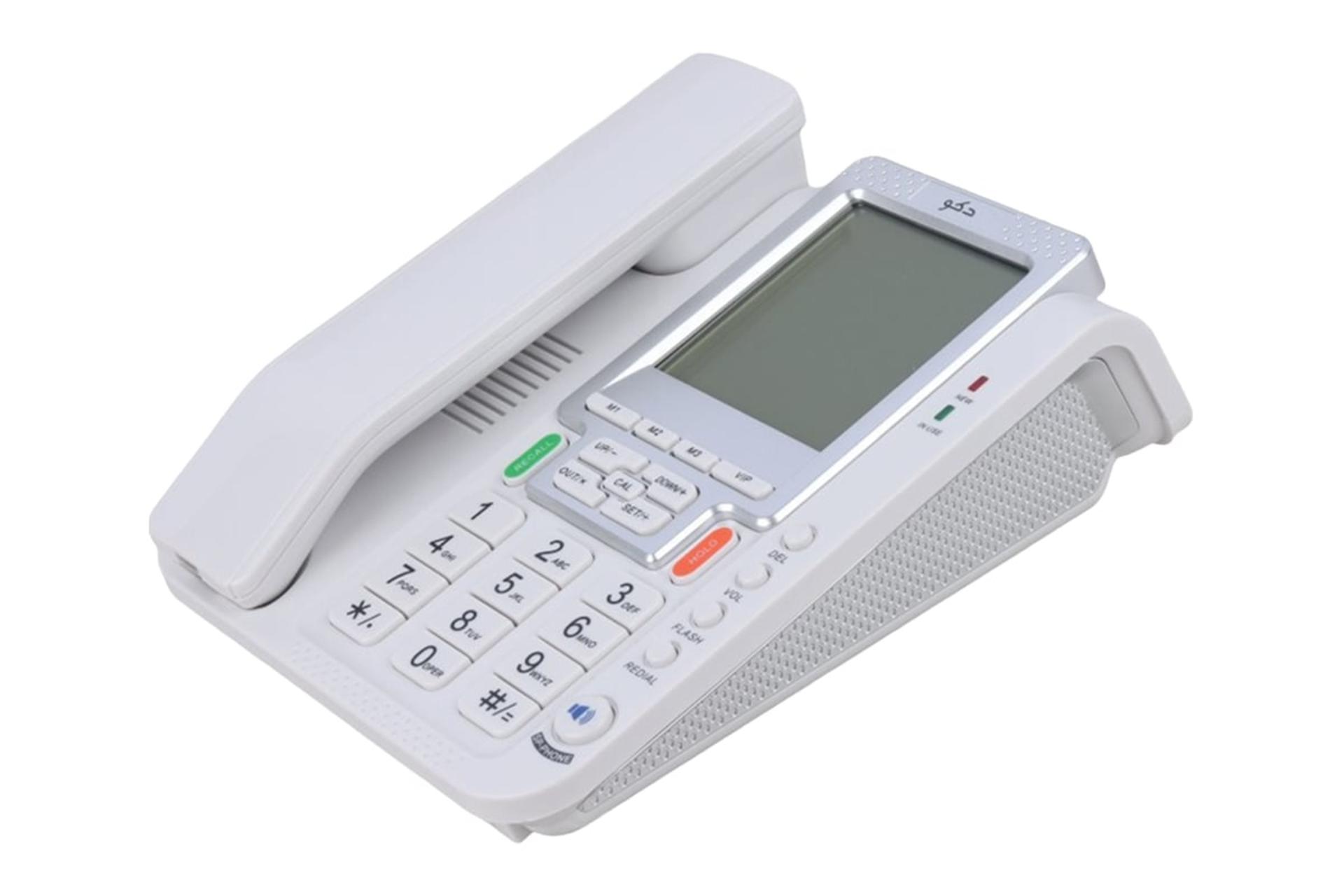 نمای نیمرخ تلفن دکو F29 با نمایش لبه سمت راست