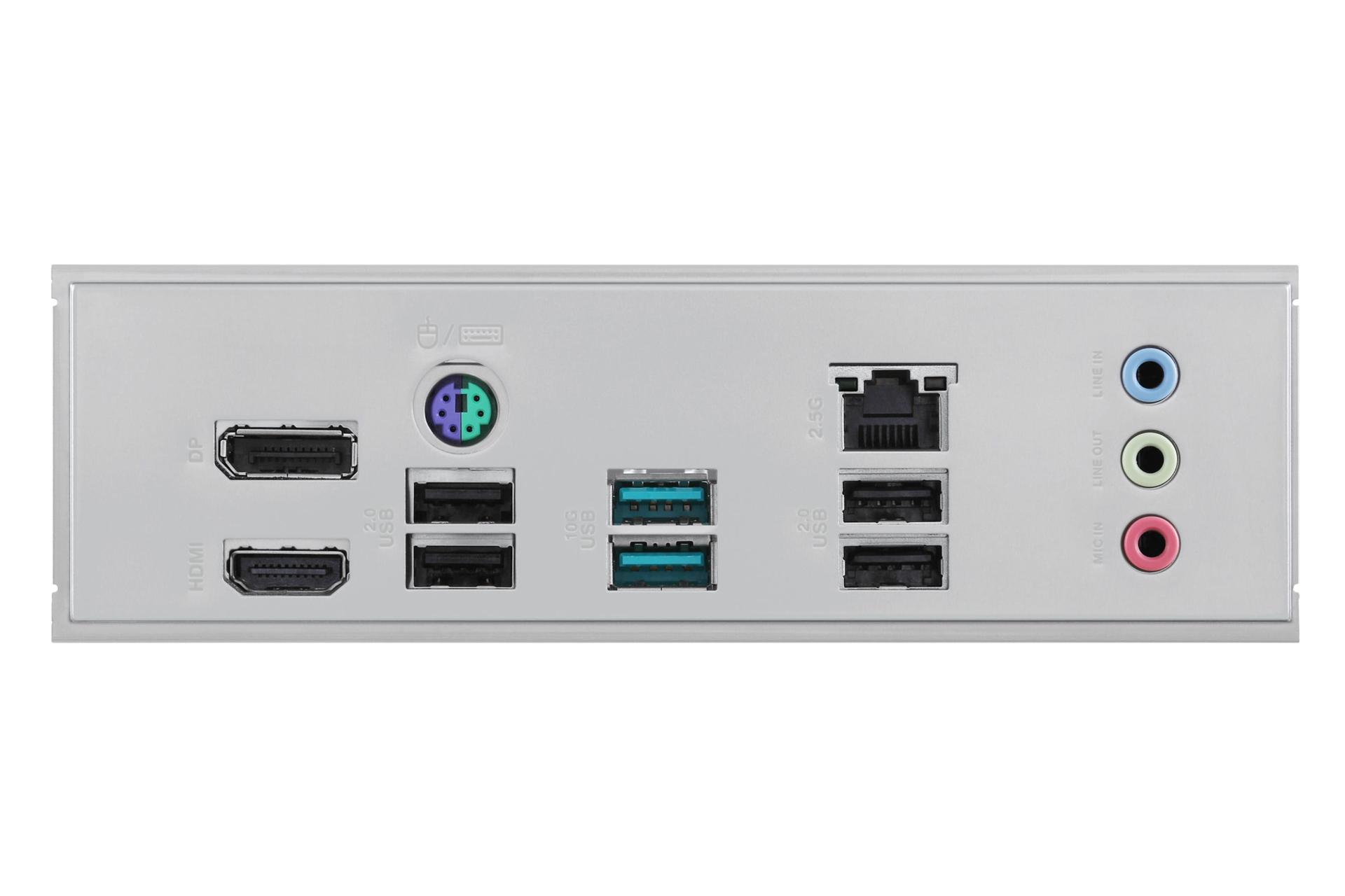 درگاه های مادربرد ایسوس ASUS PRIME B760M-PLUS