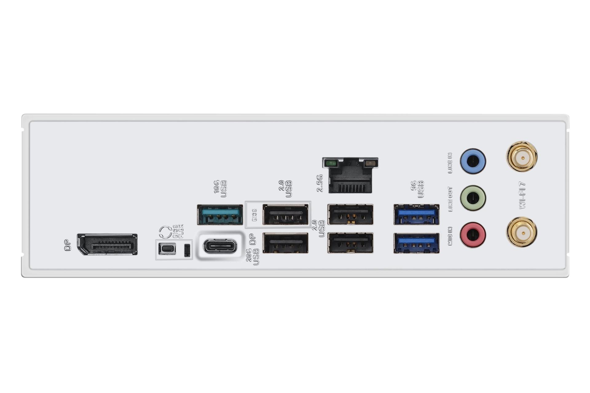 درگاه های مادربرد ایسوس ASUS Z890 MAX GAMING WIFI7