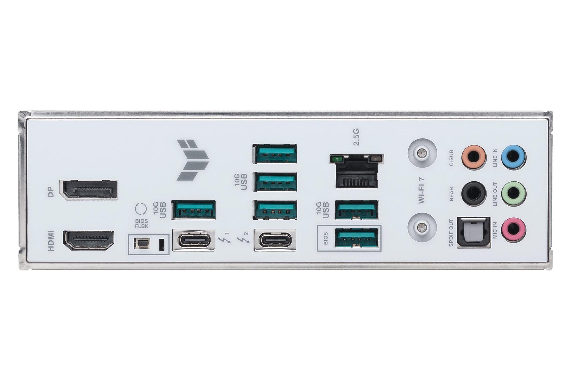 درگاه های مادربرد ایسوس ASUS TUF GAMING Z890-PRO WIFI