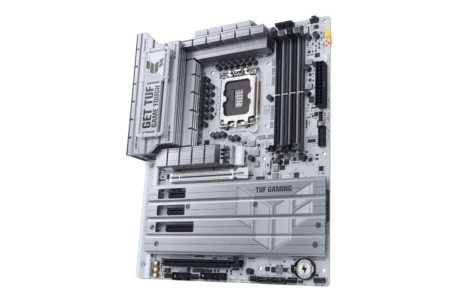 نمای کناری مادربرد ایسوس ASUS TUF GAMING Z890-PRO WIFI