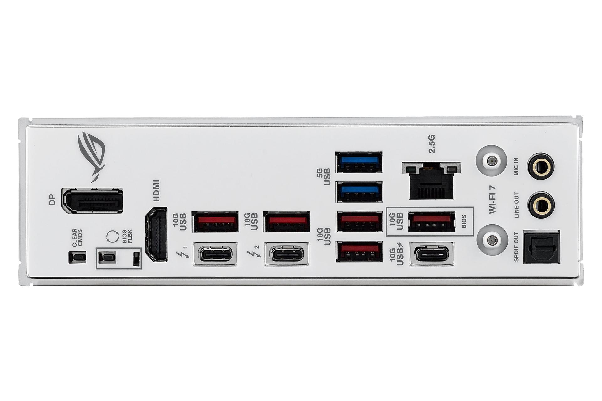 درگاه های مادربرد ایسوس ASUS ROG STRIX Z890-A GAMING WIFI