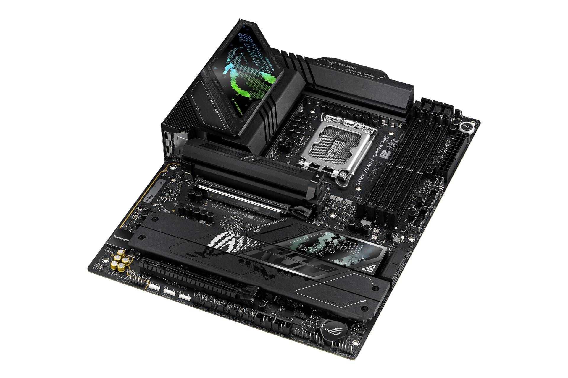 نمای کناری مادربرد ایسوس ASUS ROG STRIX Z890-F GAMING WIFI