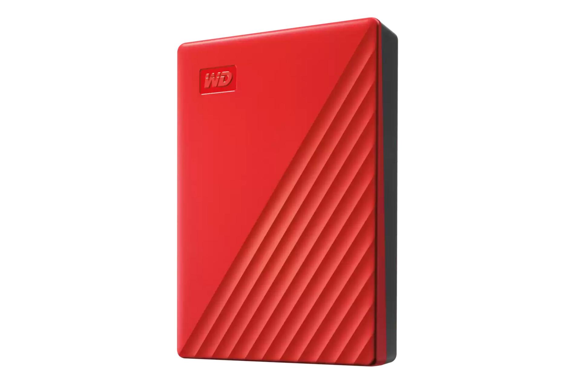 رنگ قرمز هارد دیسک وسترن دیجیتال Western Digital My Passport 2.5 Inch 6TB