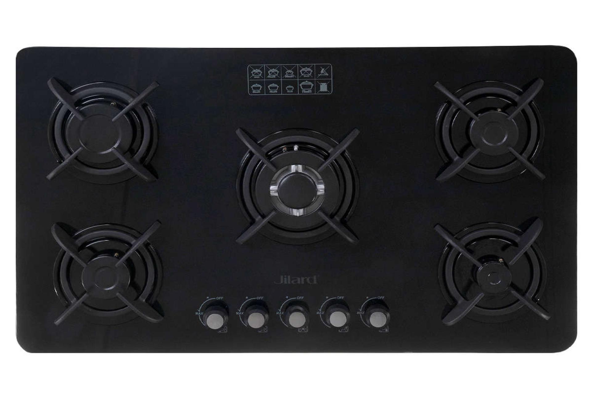 نمای بالای اجاق گاز صفحه ای جیلارد G-1502