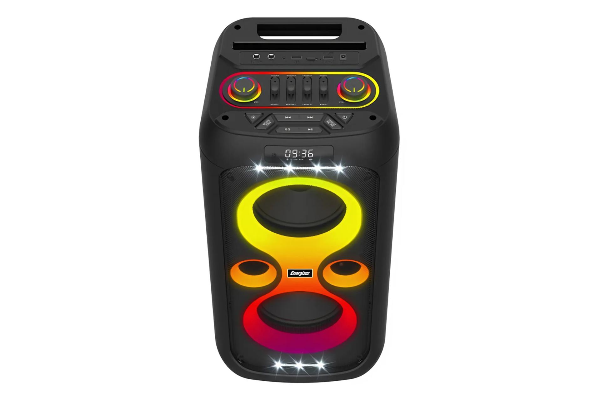 نمای بالا و دکمه های کنترل اسپیکر انرجایزر BTS566