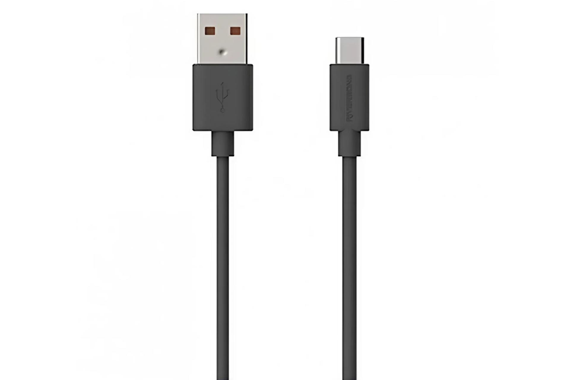 کانکتور و اتصال کابل شارژ USB ریورسانگ Type-A به Type-C مدل Beta 20-CT115 با طول 2 متر