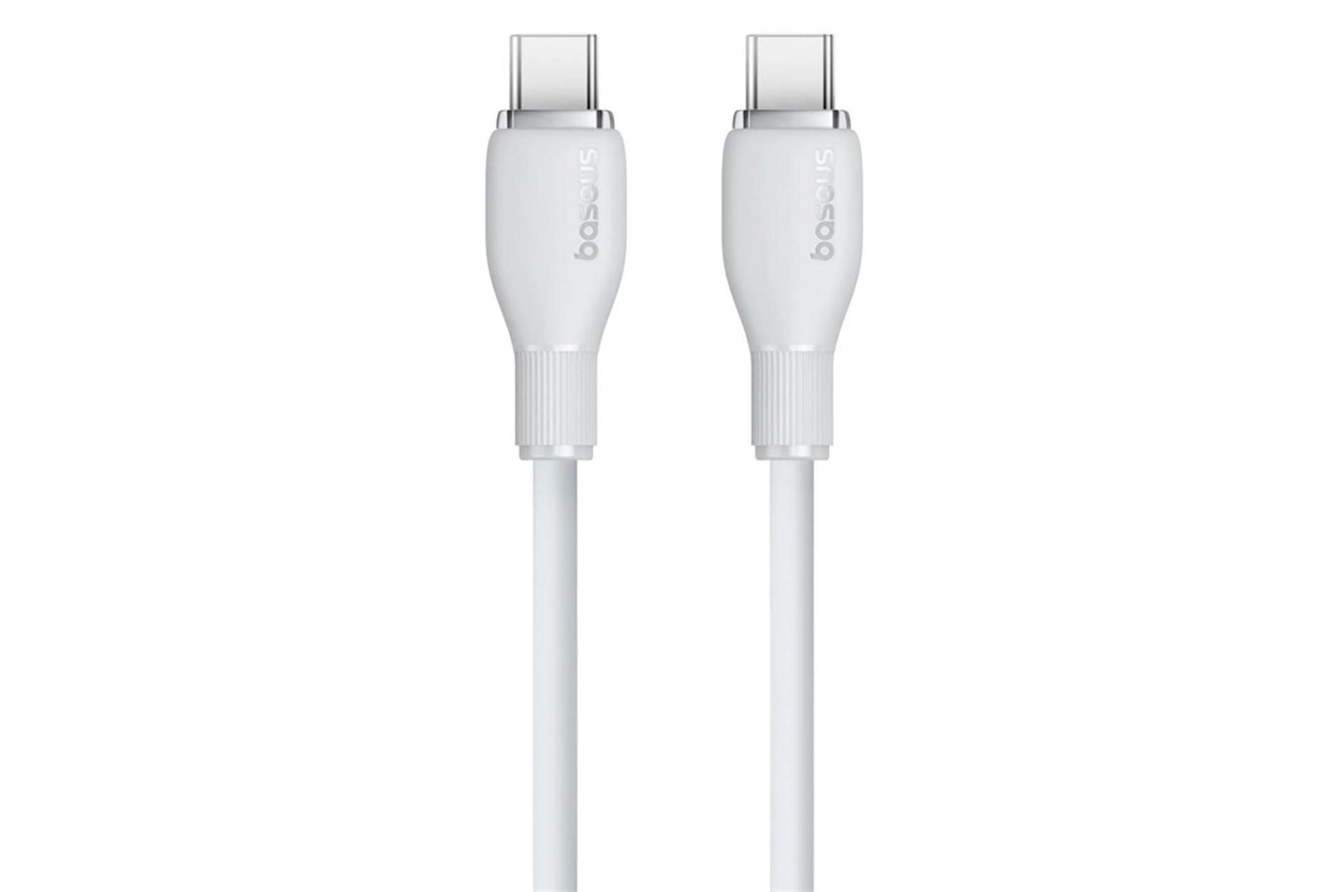 مرجع متخصصين ايران كابل شارژ USB باسئوس Type-C به Type-C مدل Pudding Series با طول 1.2 متر