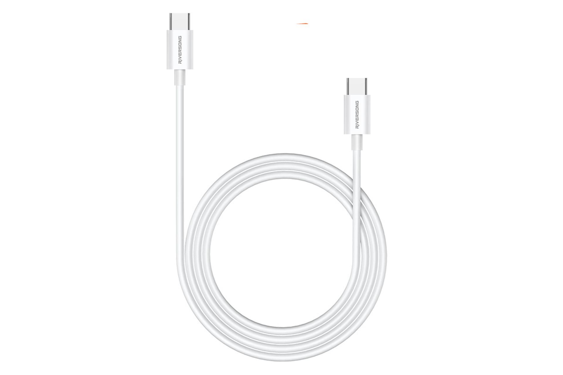 کابل شارژ USB ریورسانگ Type-C به Type-C مدل CT76 Lotus 08 با طول 1 متر