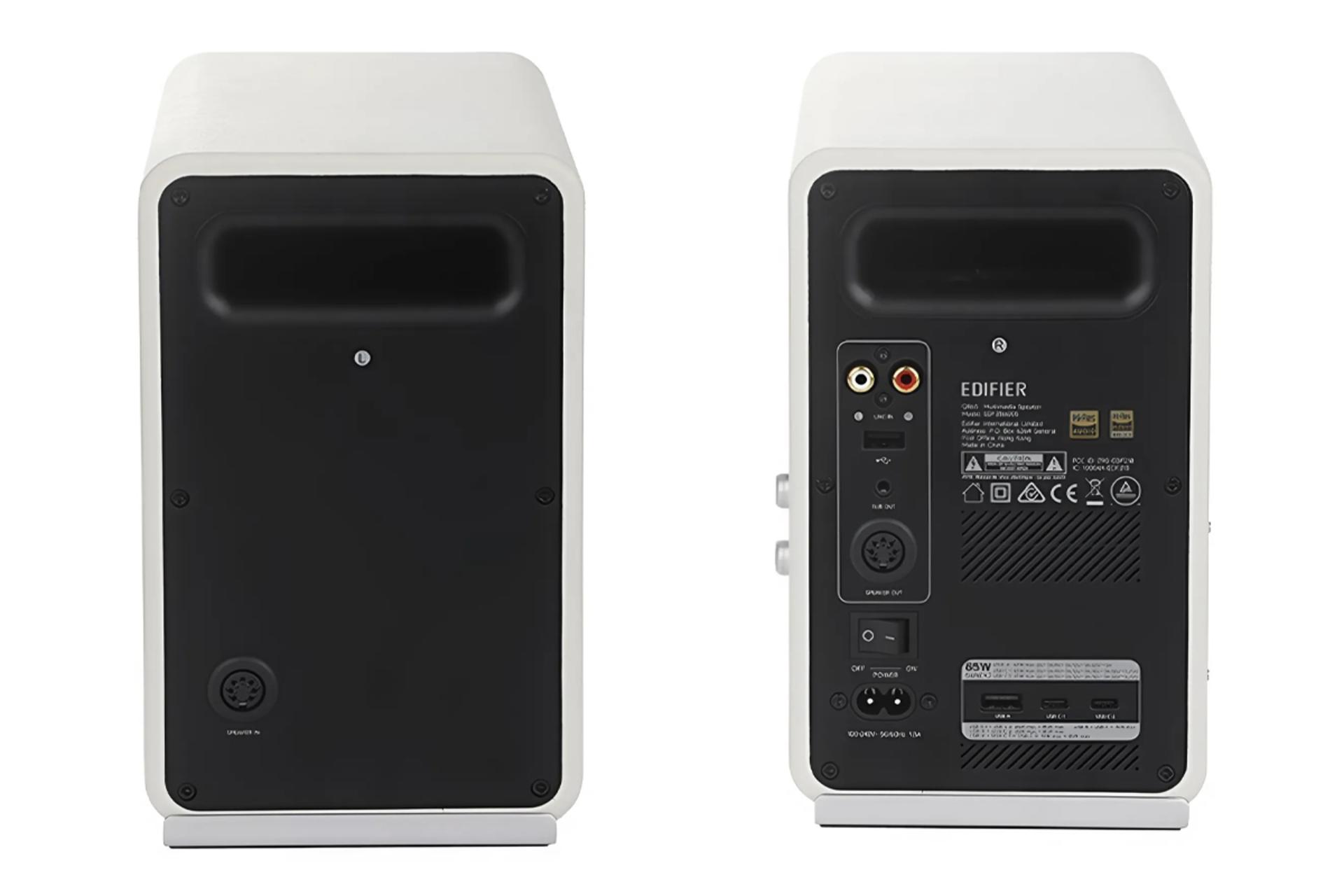 نمای پشت و بدنه اسپیکر ادیفایر QR65