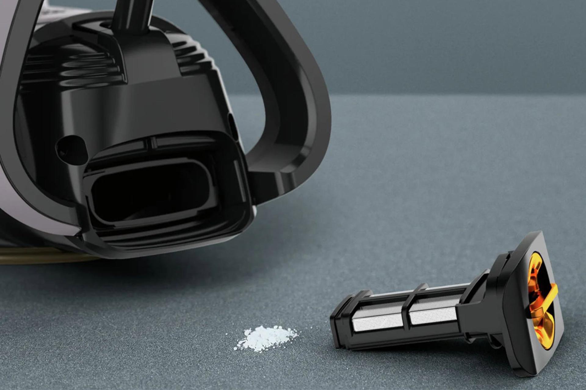 اتو بخار تفال Tefal FV8062 نمای پشت و مخزن رسوب