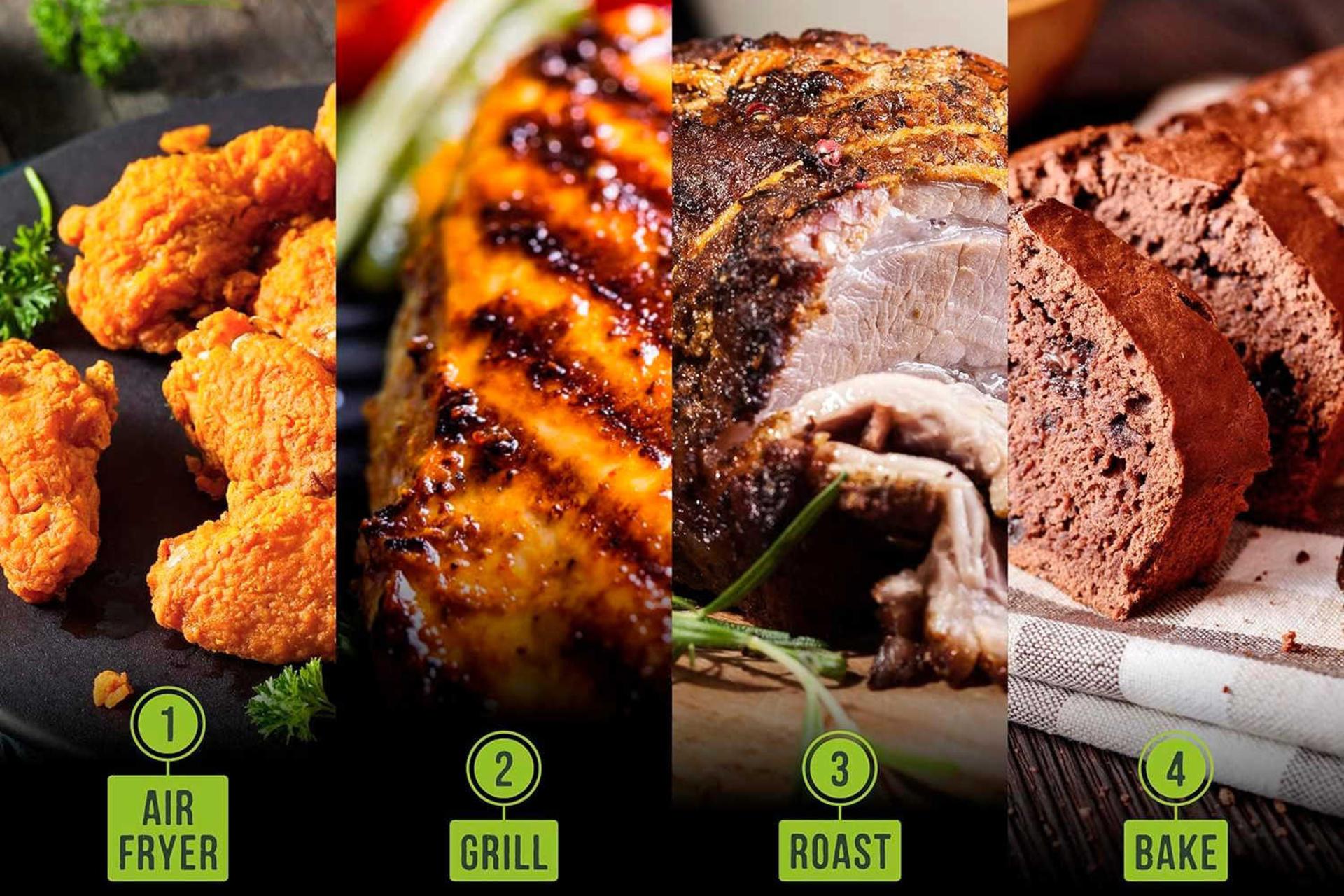 حالت های پخت هواپز تاور T17099