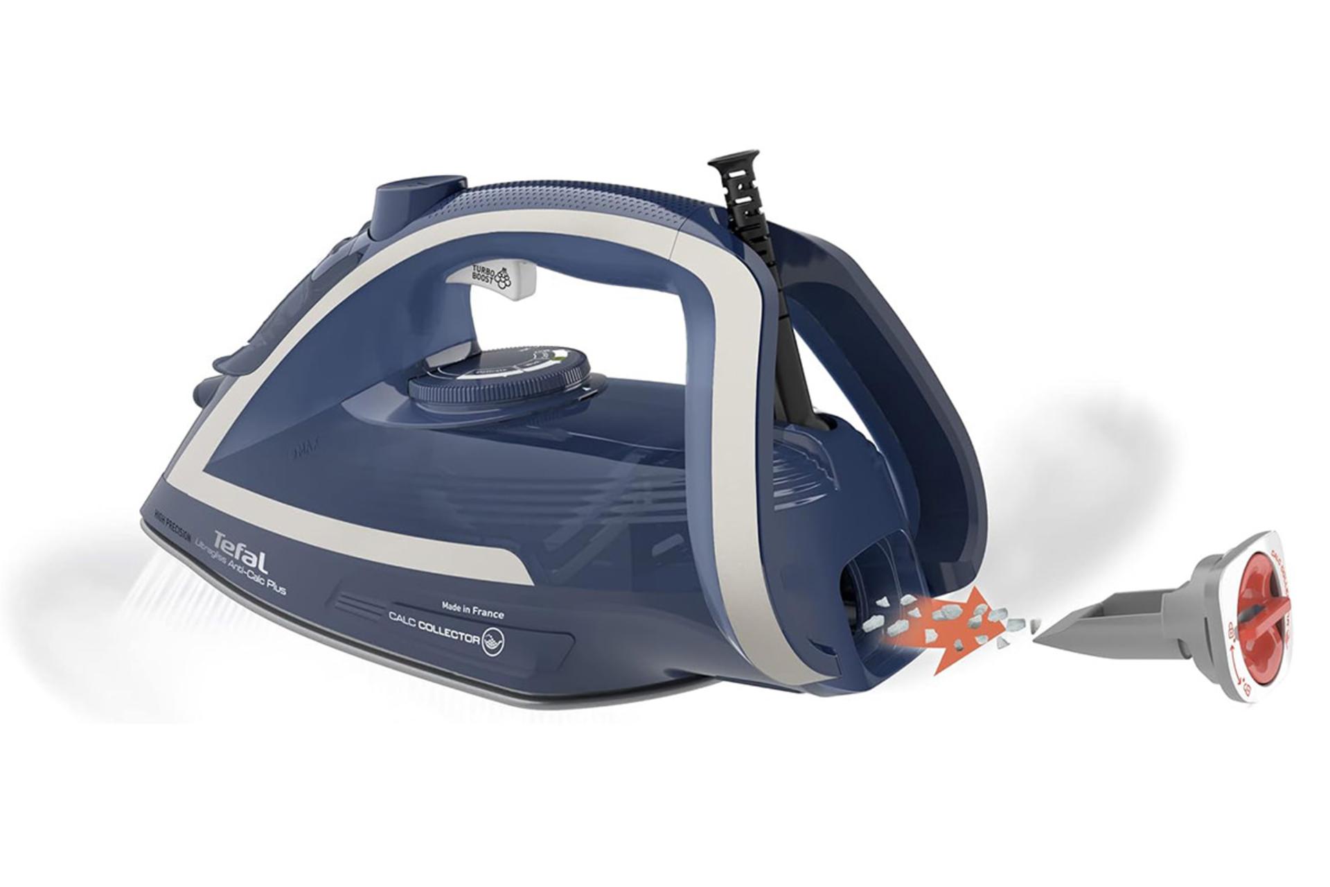 اتو بخار تفال Tefal FV6830 نمای پشت و مخزن رسوب