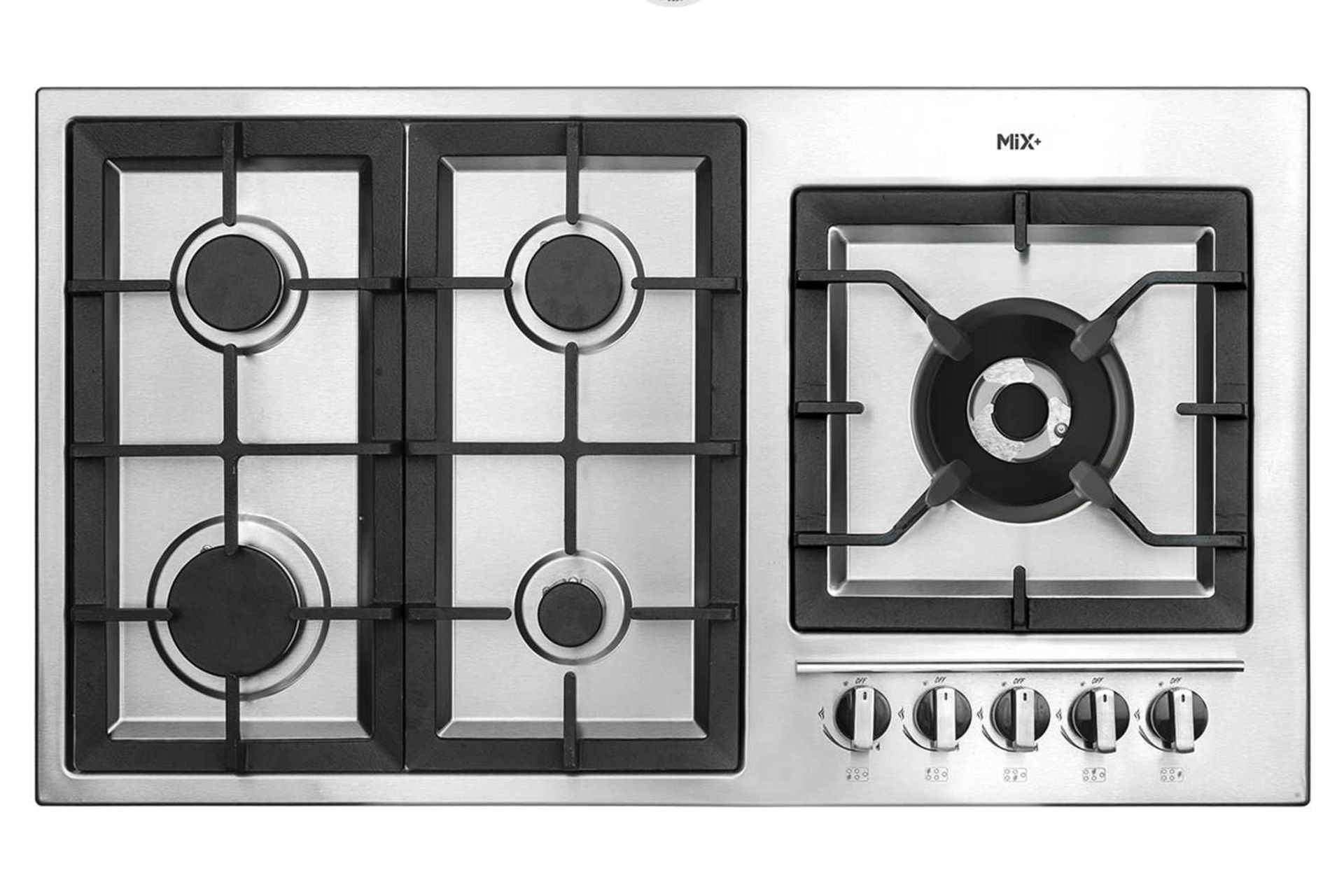 نمای بالای اجاق گاز صفحه ای میکس پلاس 513S