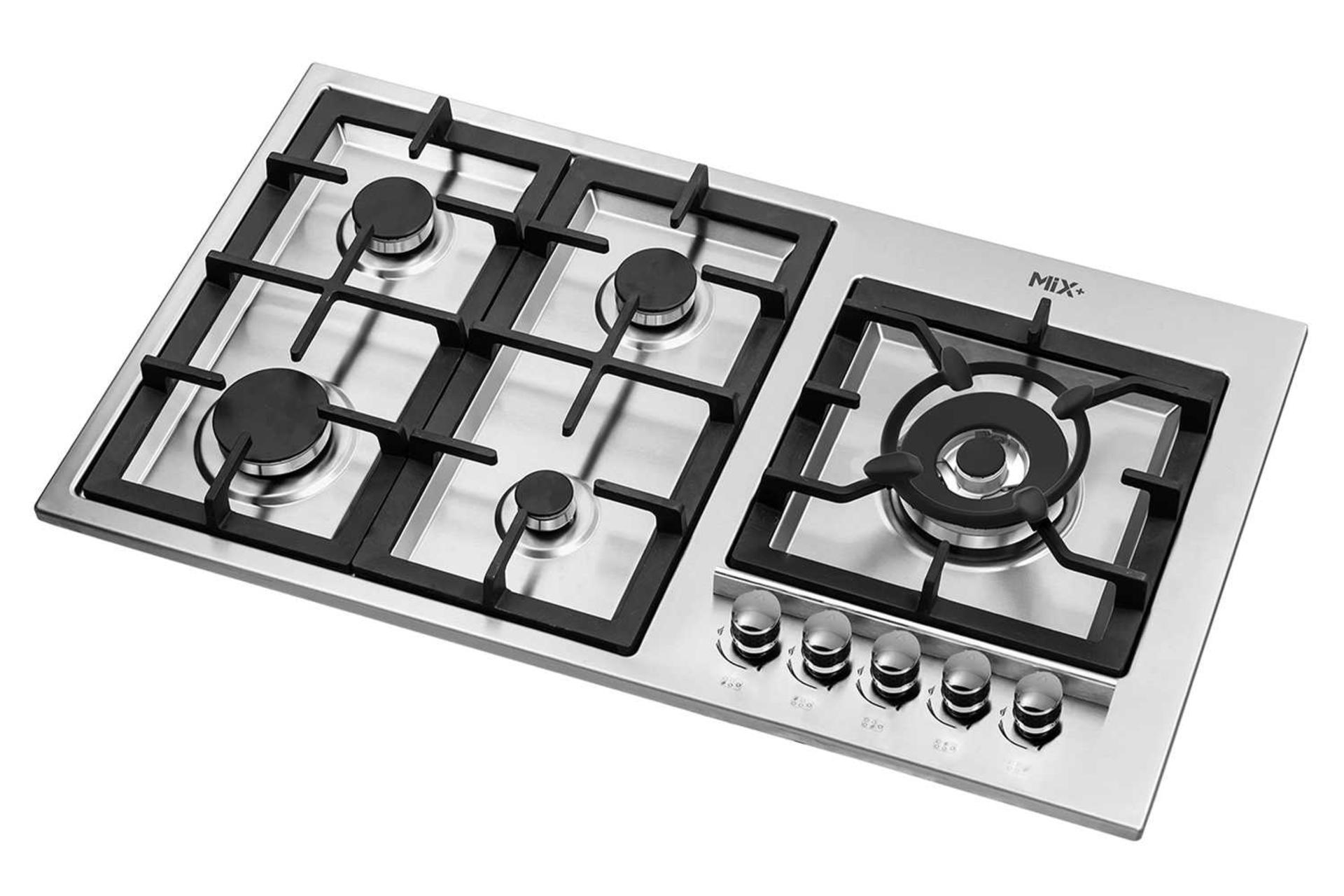 نمای سمت راست اجاق گاز صفحه ای میکس پلاس 513S