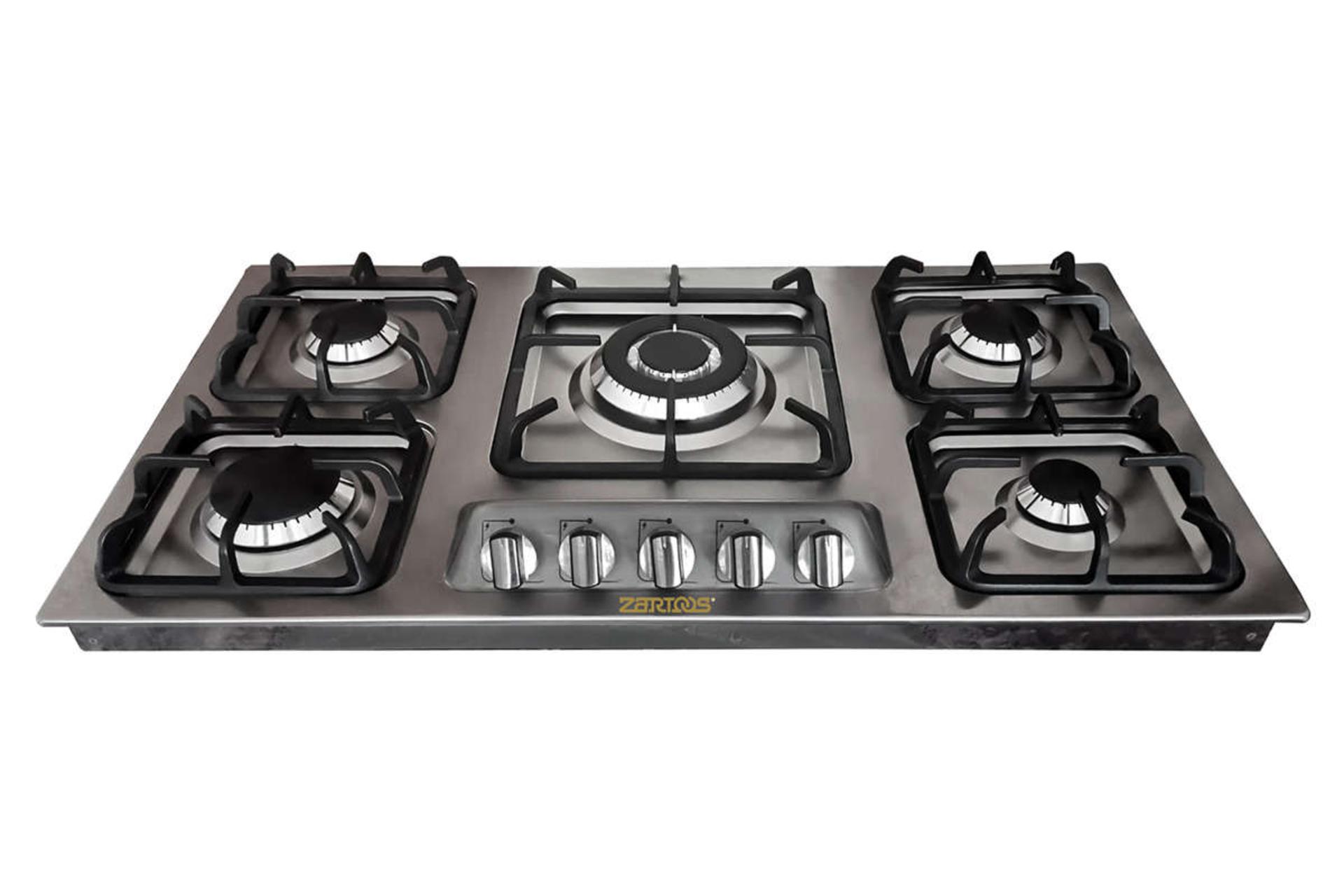 مرجع متخصصين ايران نماي جلوي اجاق گاز صفحه اي زرتوس ZS6040