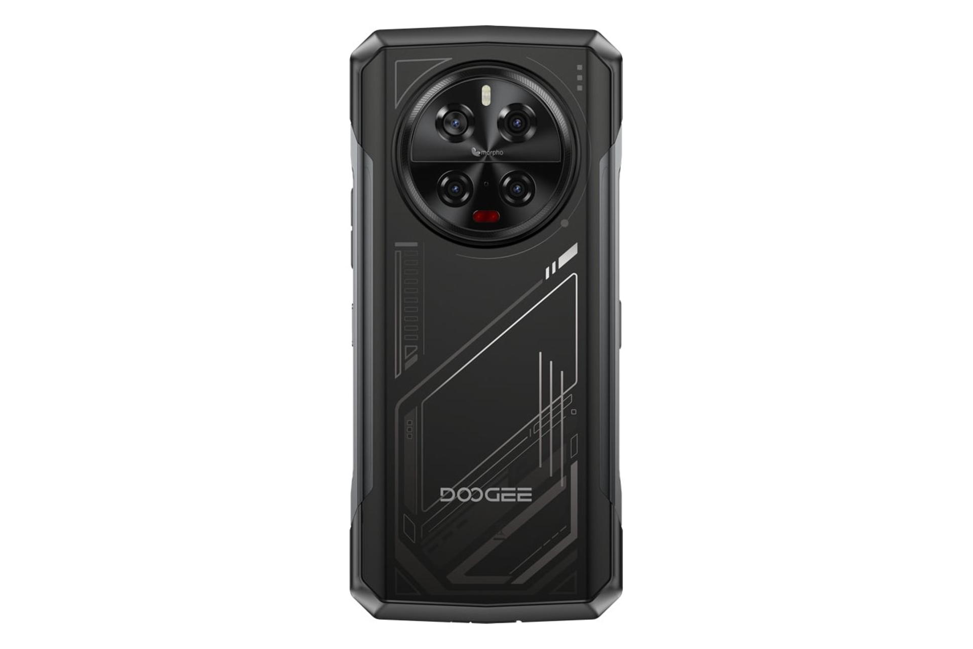 چینش دوربین گوشی موبایل دوجی Doogee V40 مشکی و نقره ای