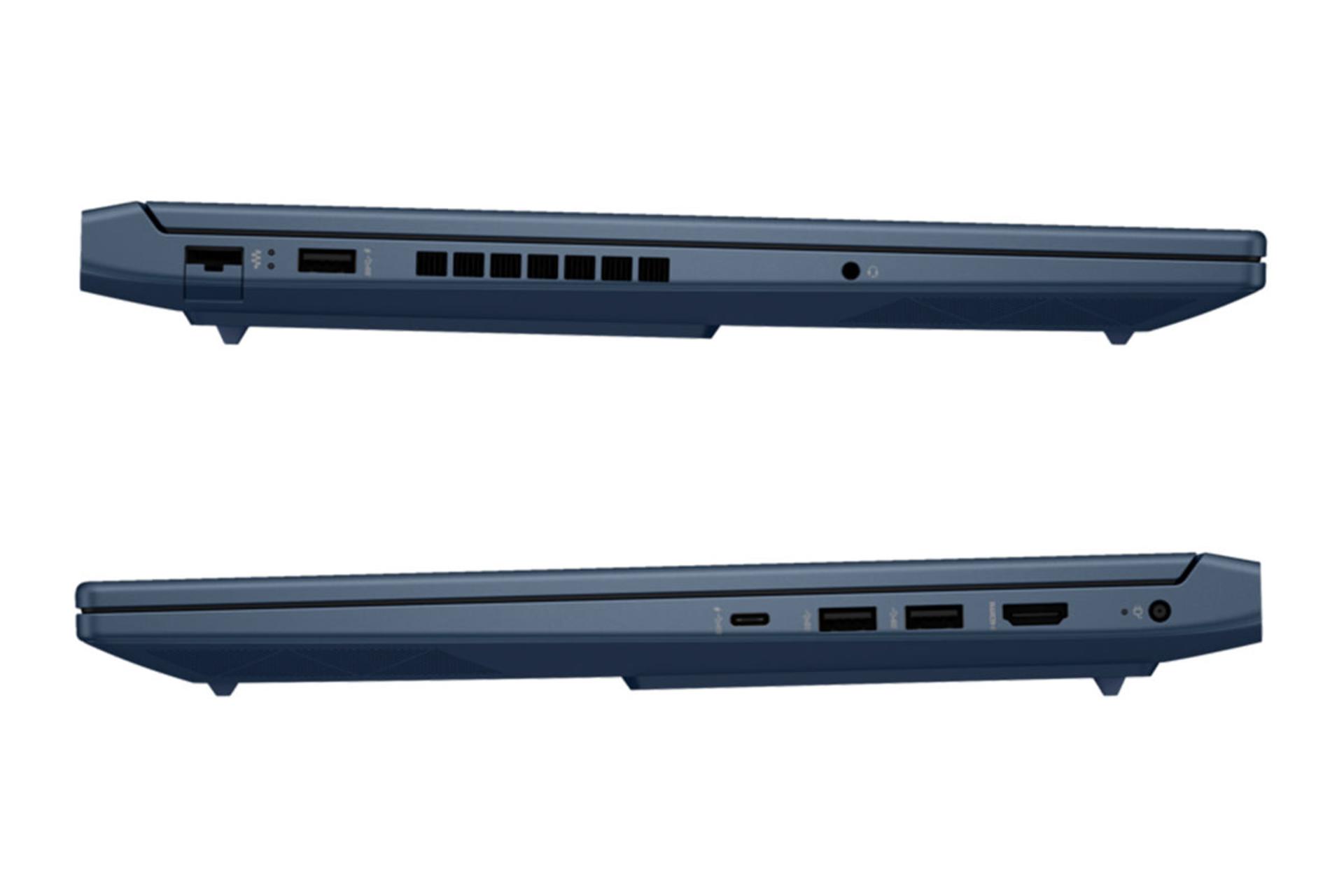 لپ تاپ اچ پی HP Victus 16-r1012nia نمای جانبی و درگاه ها